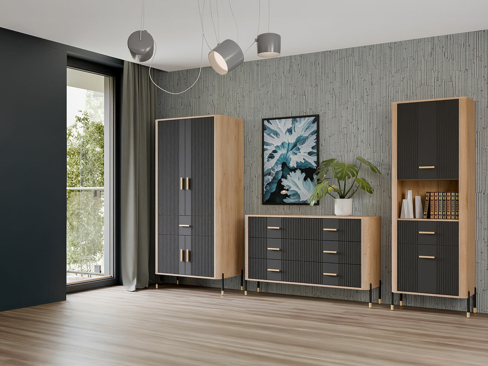 Kumode Flosora 109 (Antracīts)