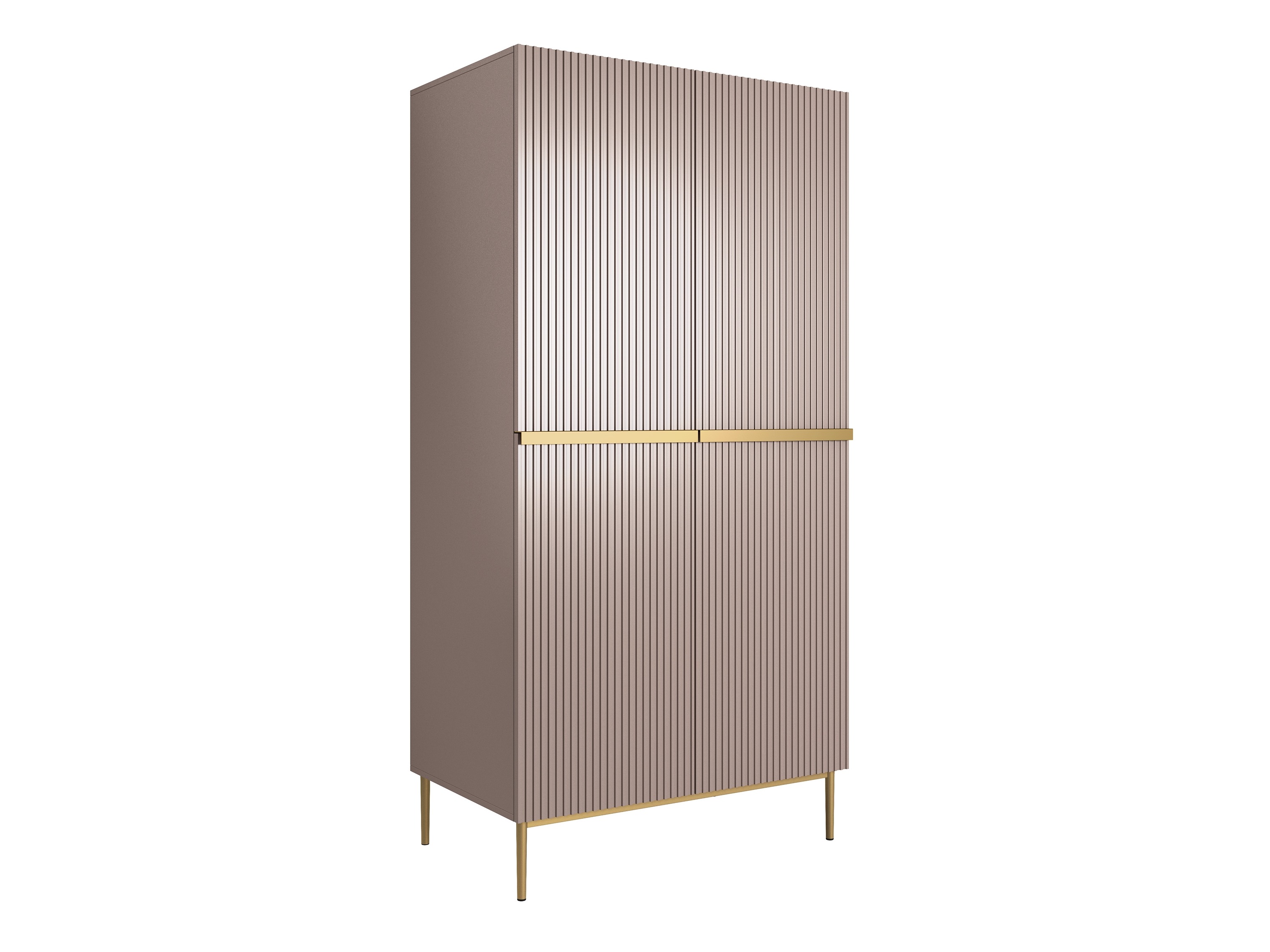 Skapis Melfelu 122 (Tumši rozā)