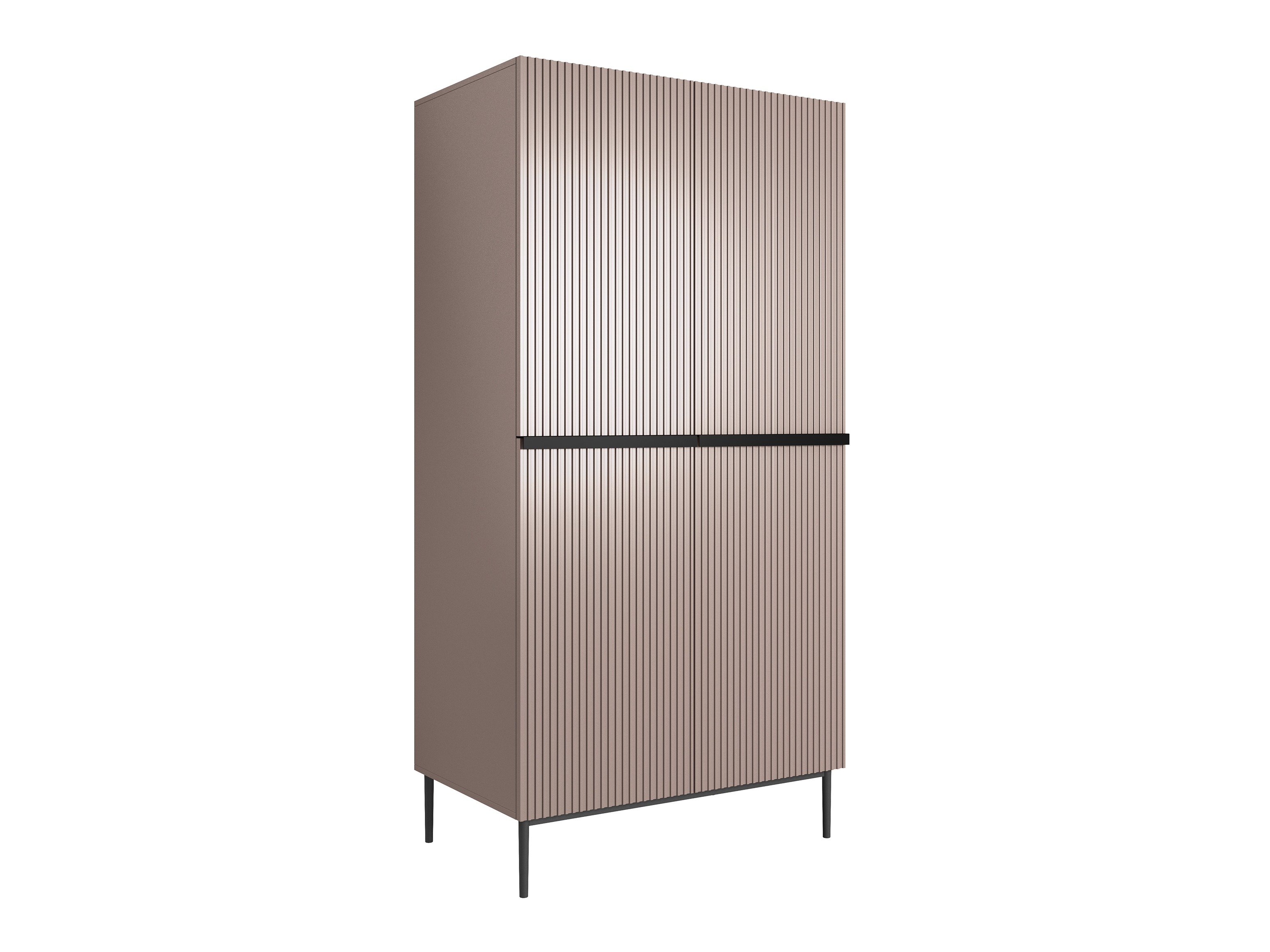 Skapis Melfelu 122 (Tumši rozā)