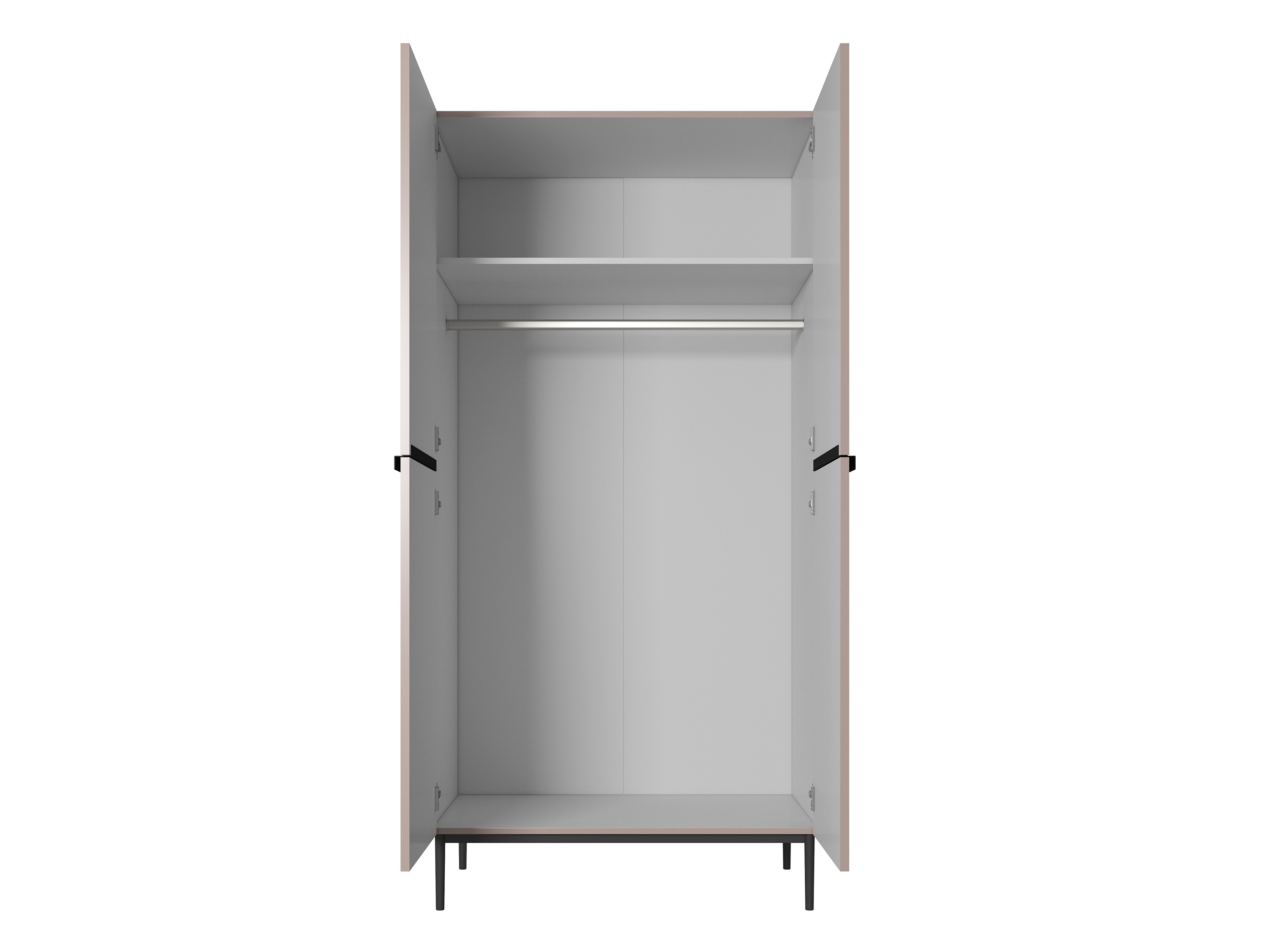 Skapis Melfelu 122 (Tumši rozā)