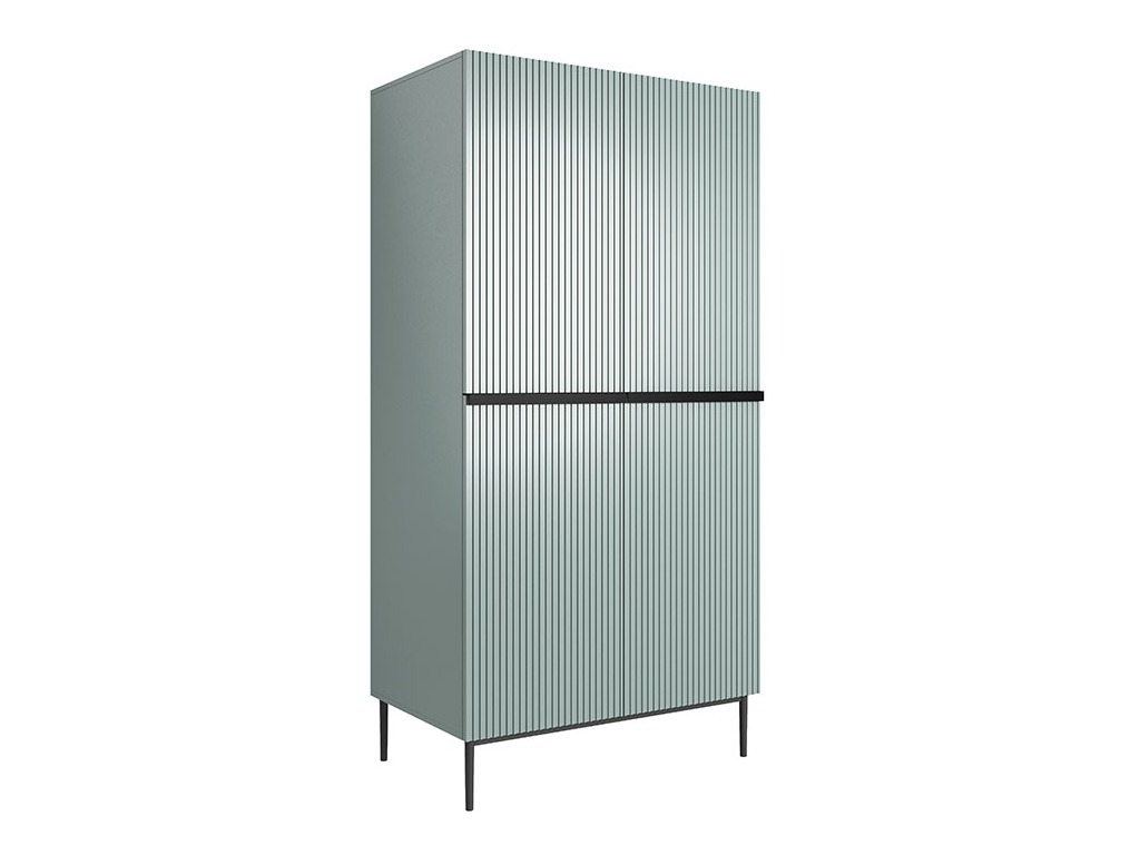 Skapis Melfelu 123 (Melns)