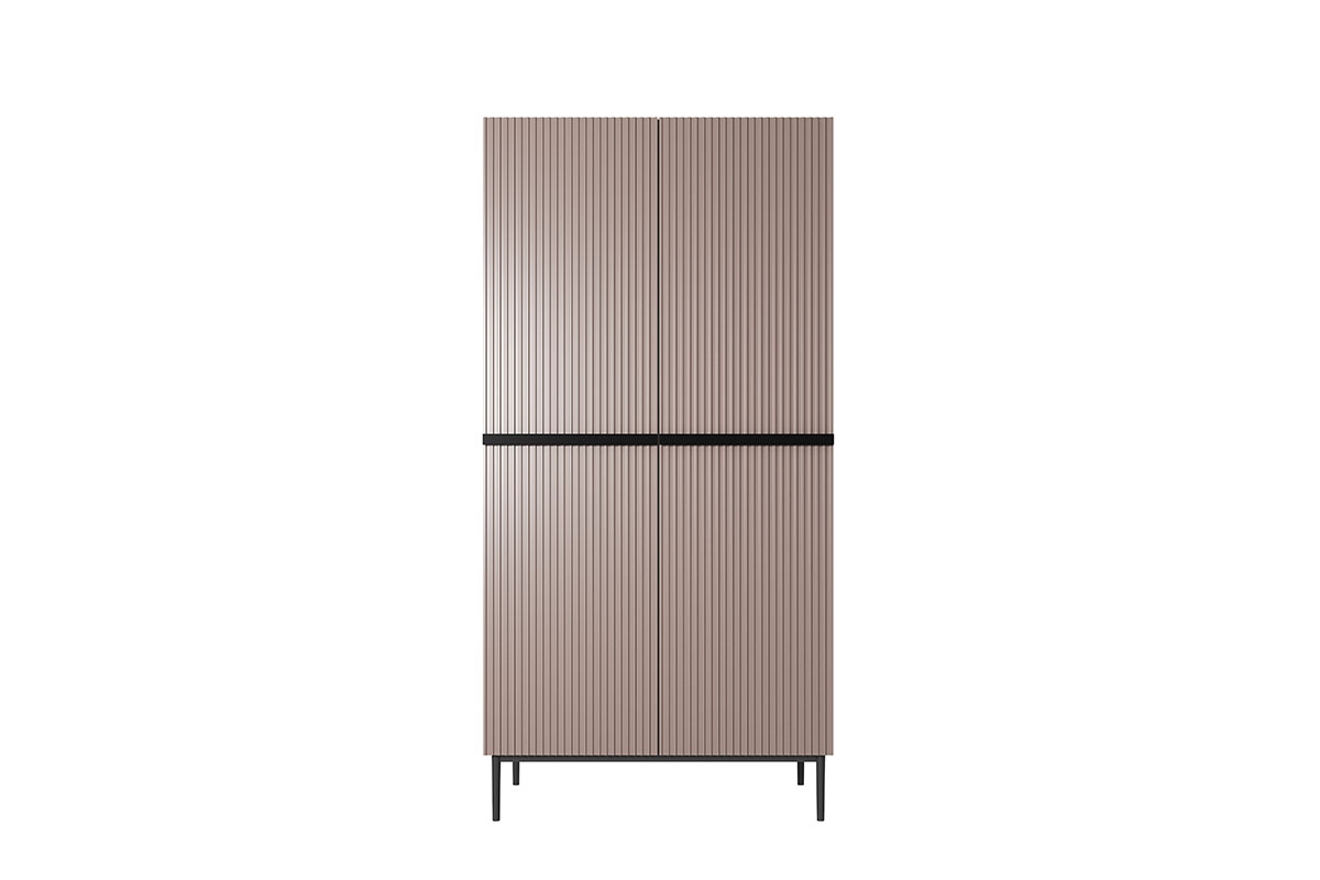 Skapis Melfelu 123 (Tumši rozā)