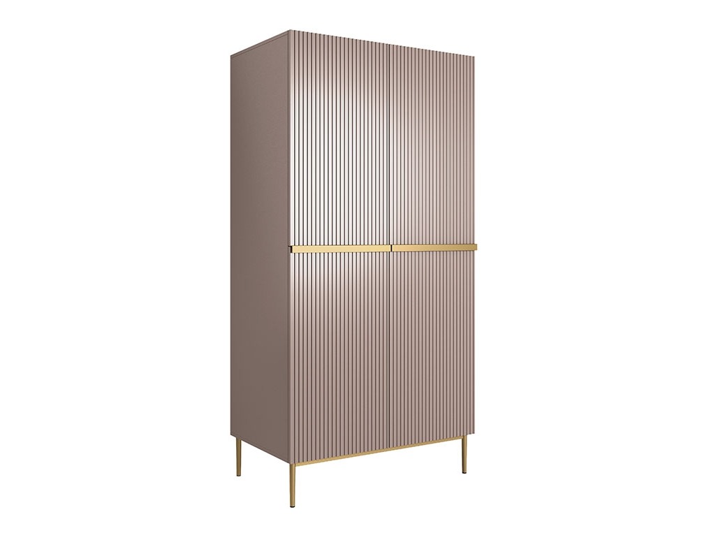 Skapis Melfelu 123 (Tumši rozā)