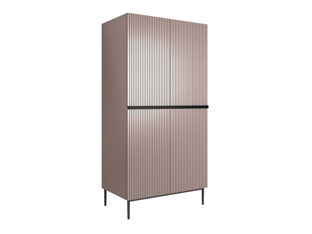 Skapis Melfelu 123 (Tumši rozā)