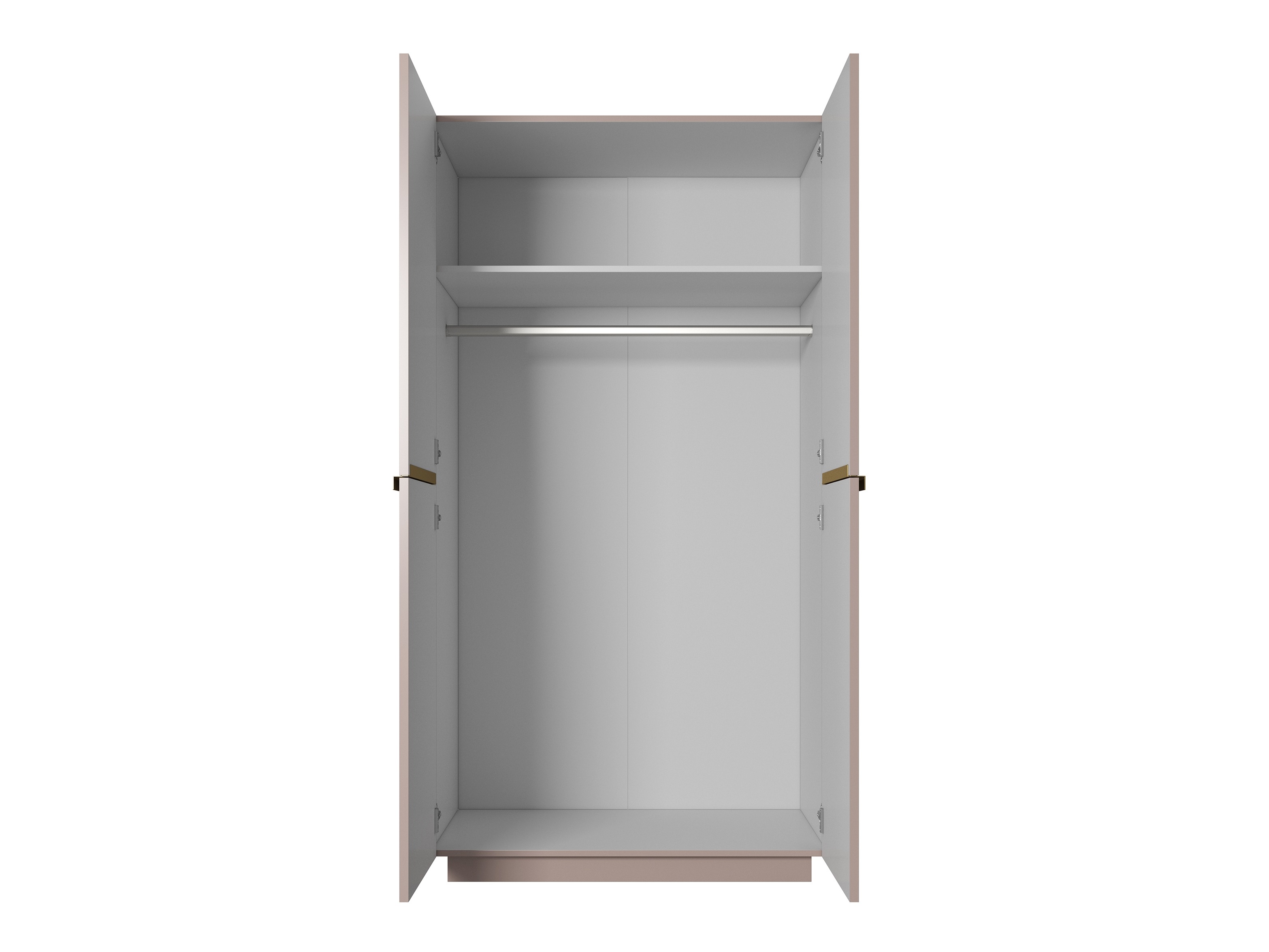 Skapis Melfelu 124 (Tumši rozā)