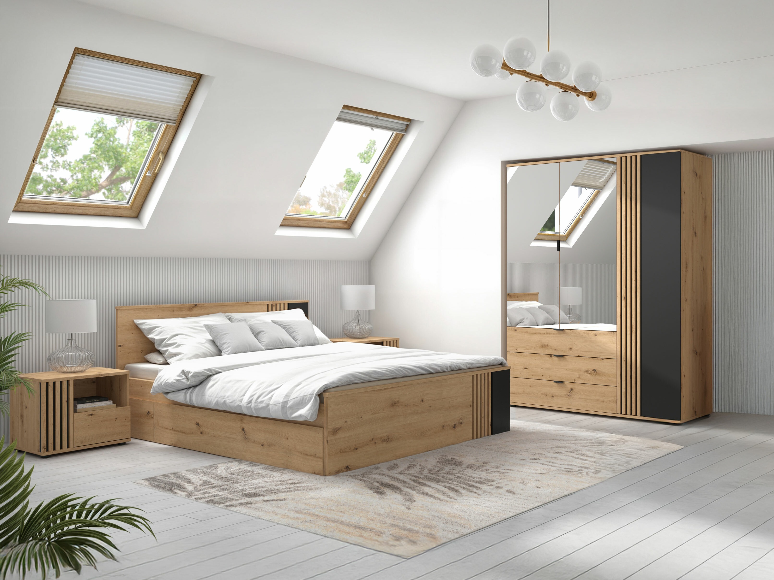 Guļamistabas komplekts Orlnolu 110