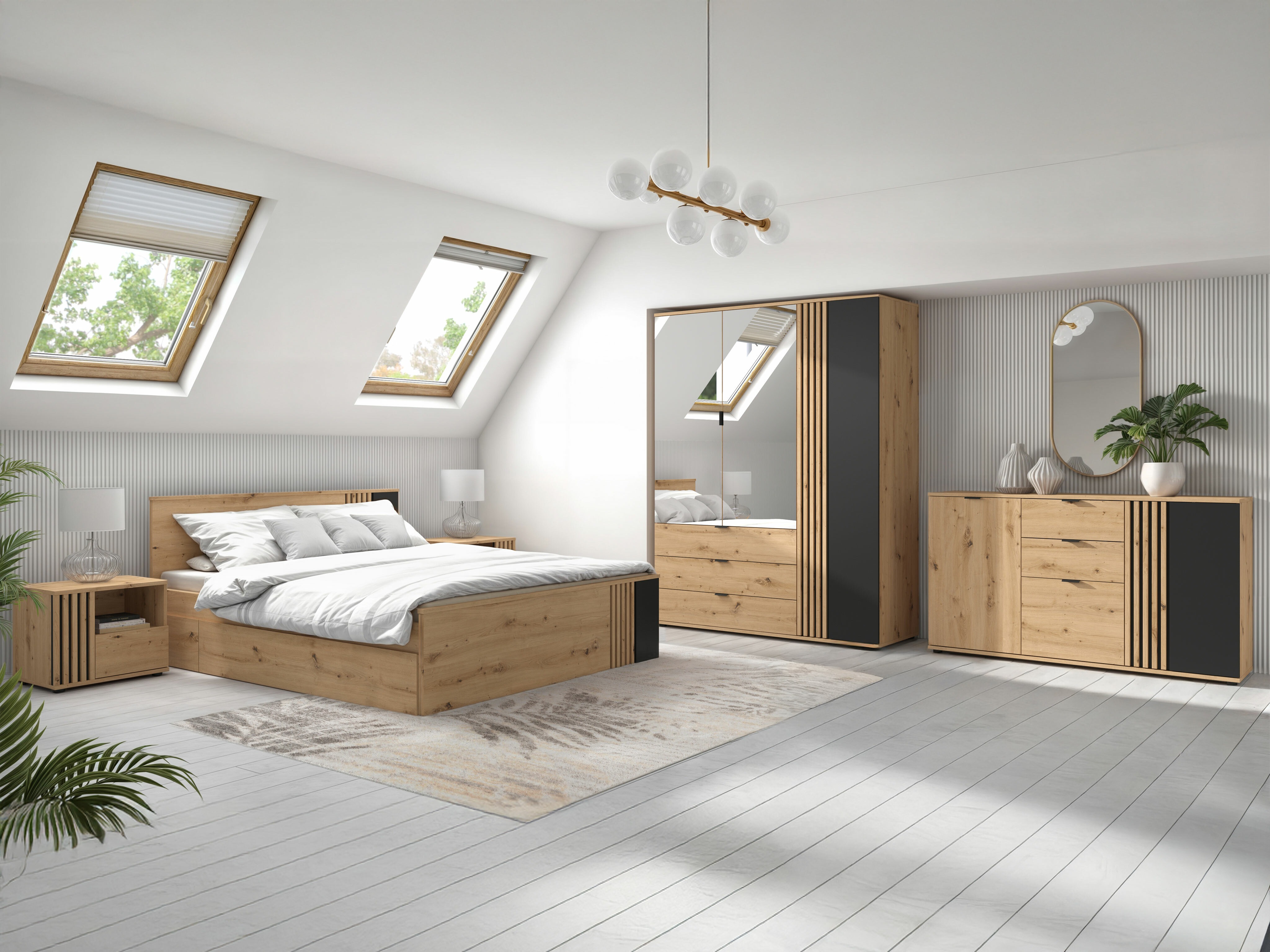 Guļamistabas komplekts Orlnolu 110