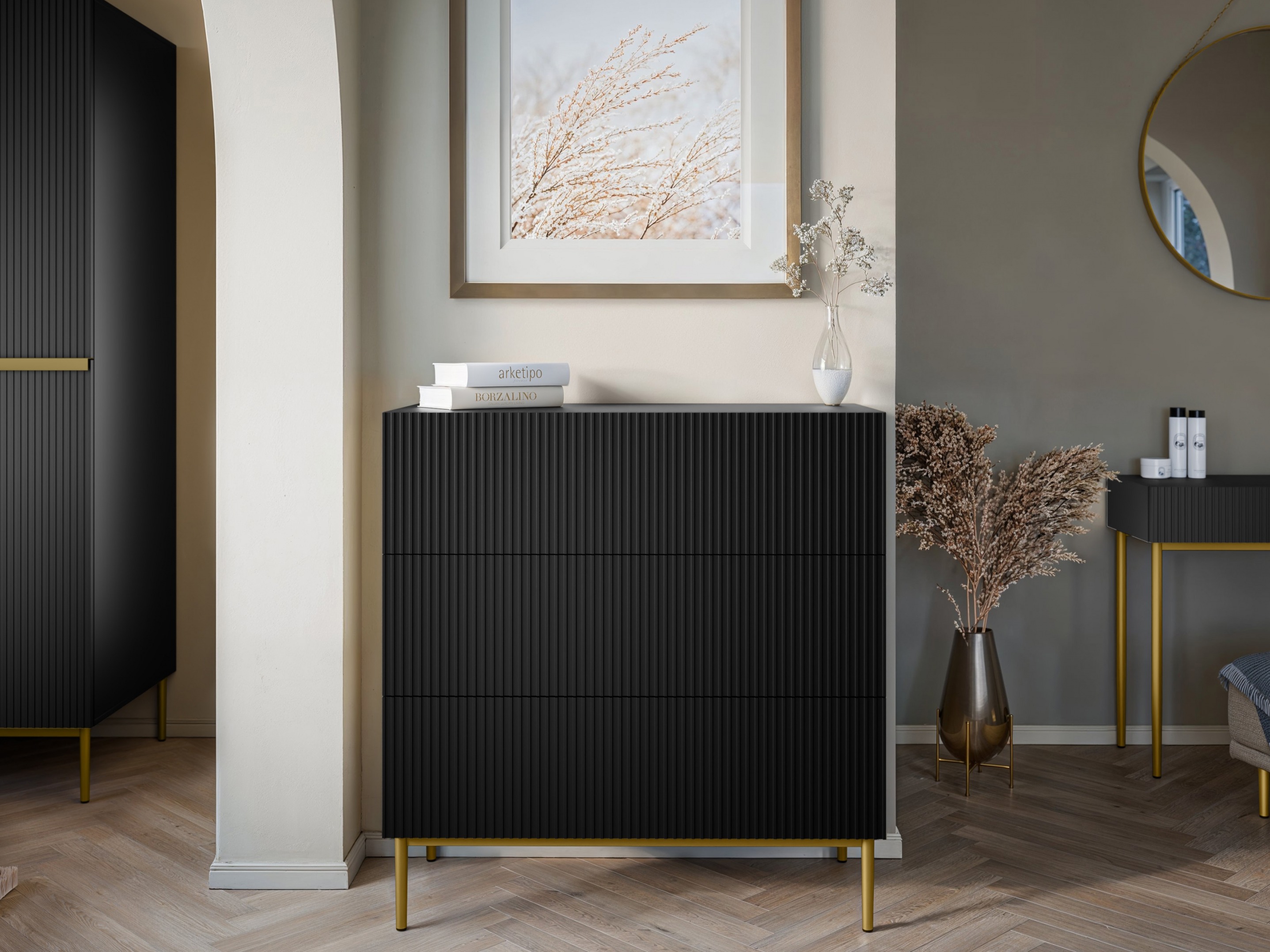 Kumode Melfelu 127 (Melns)