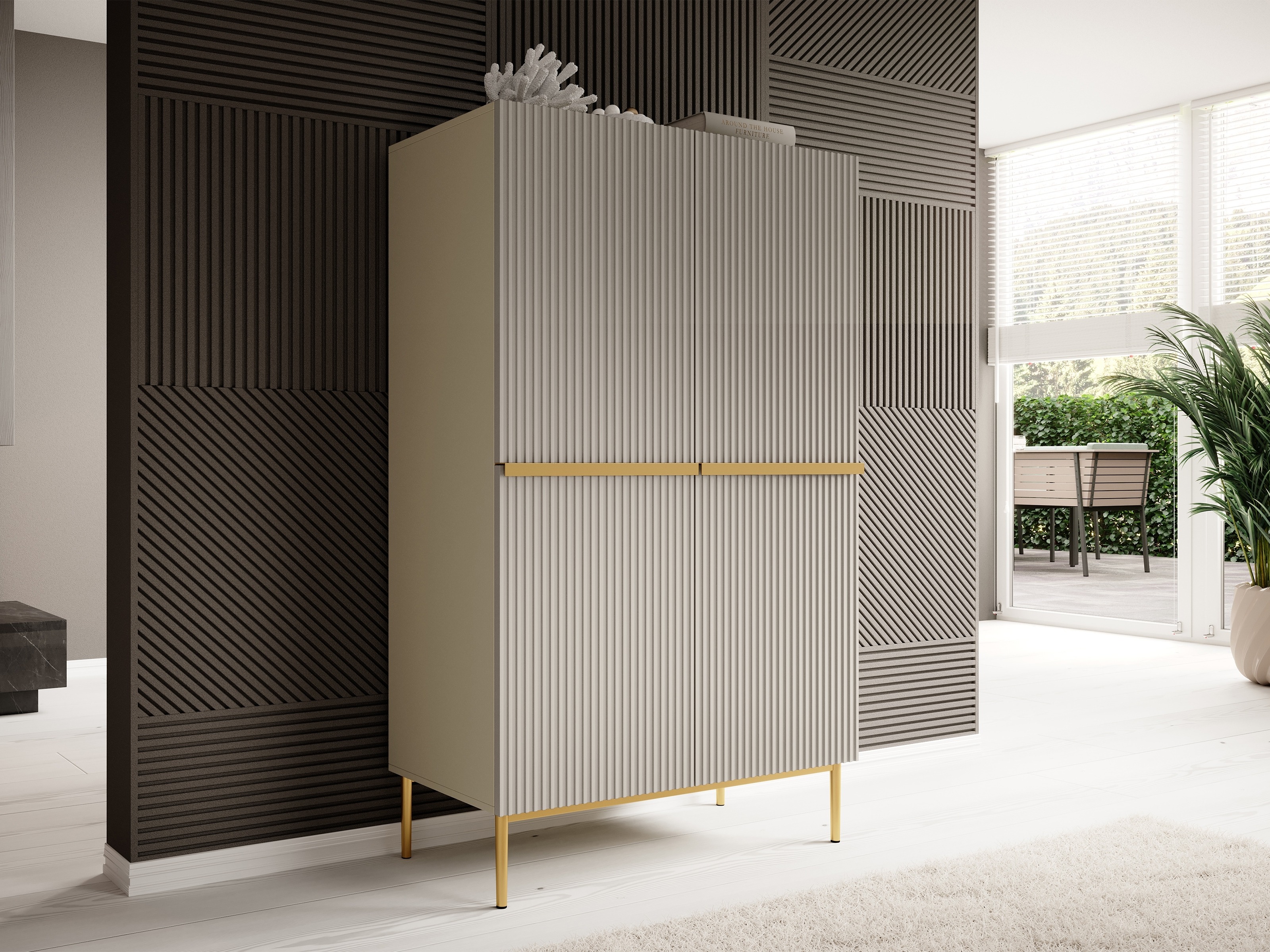 Plaukts Melfelu 126 (Zelta)