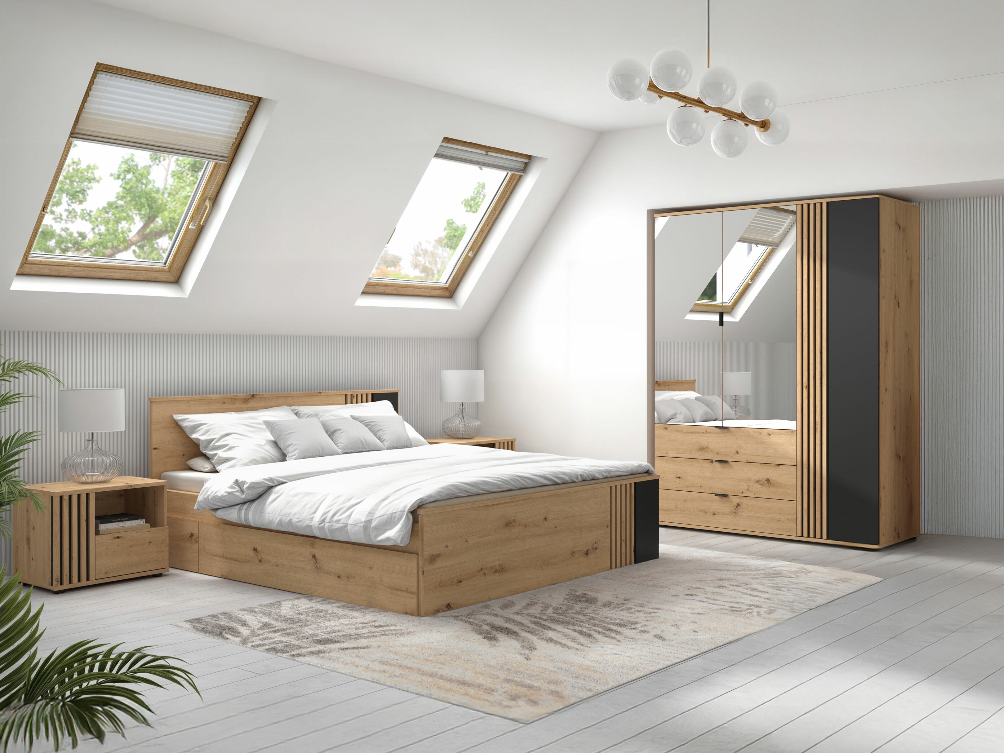 Прикроватная тумбочка Orlnolu 100