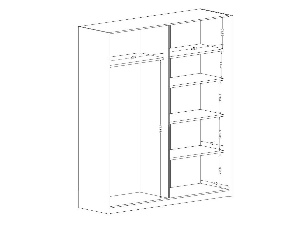 Skapis Austin 372 (Bēšs)