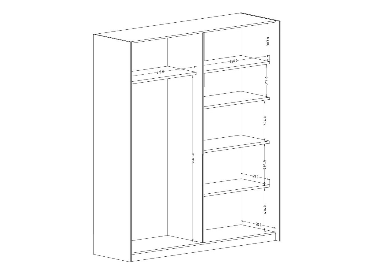 Skapis Austin 372 (Bēšs)
