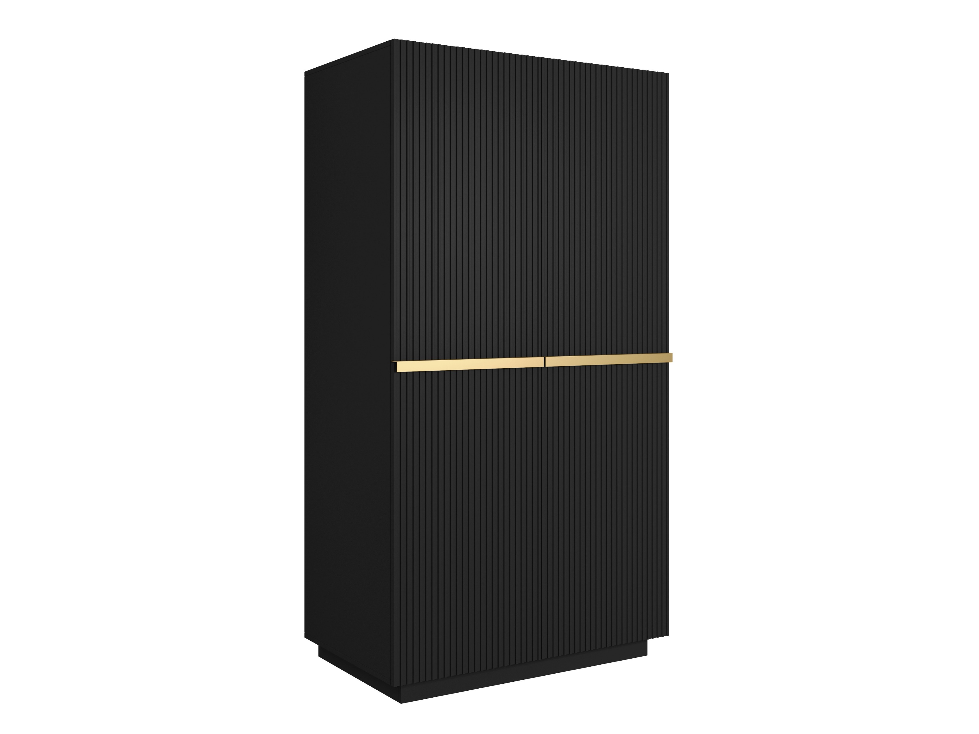 Skapis Melfelu 125 (Melns)