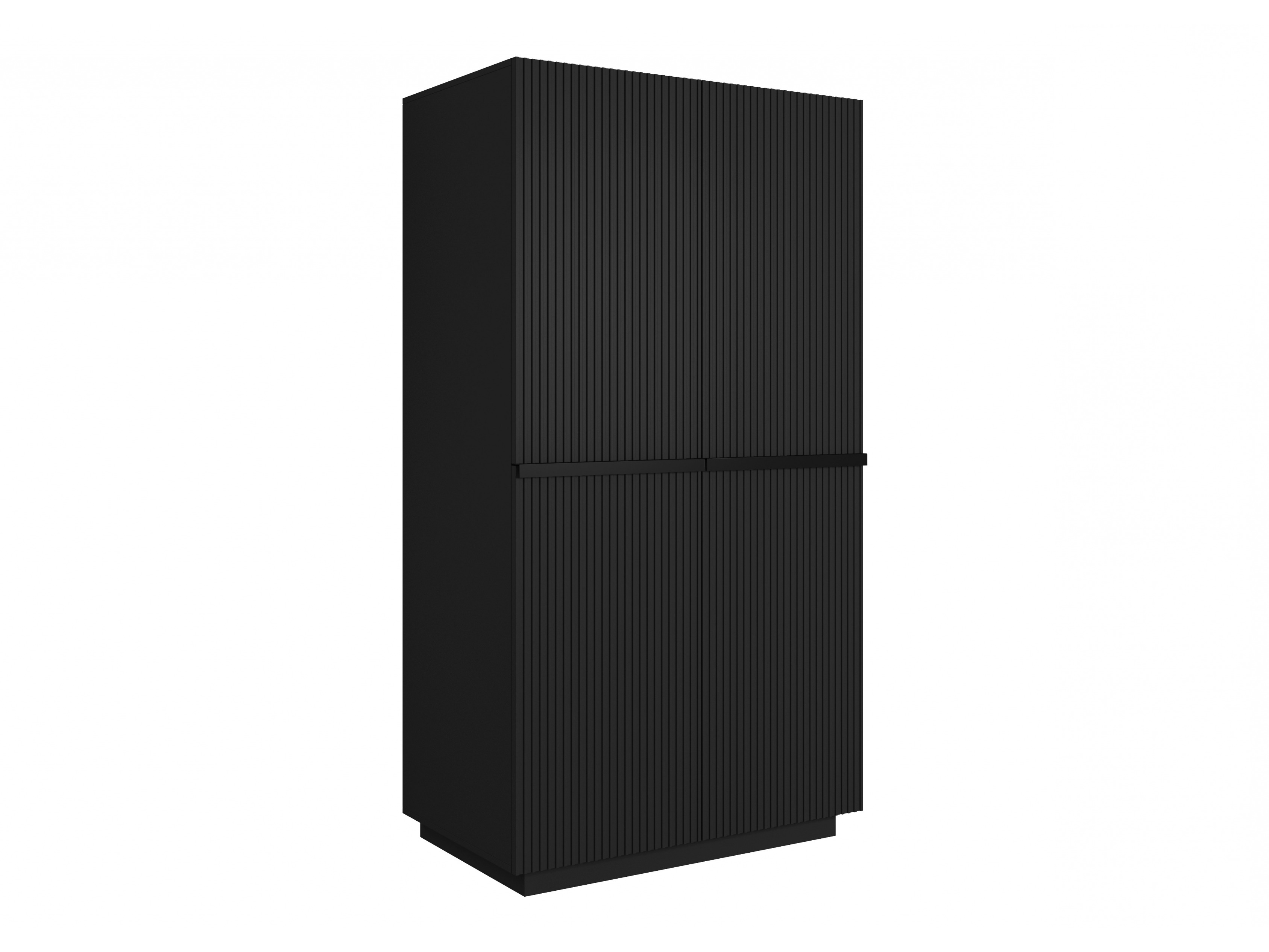 Skapis Melfelu 125 (Melns)