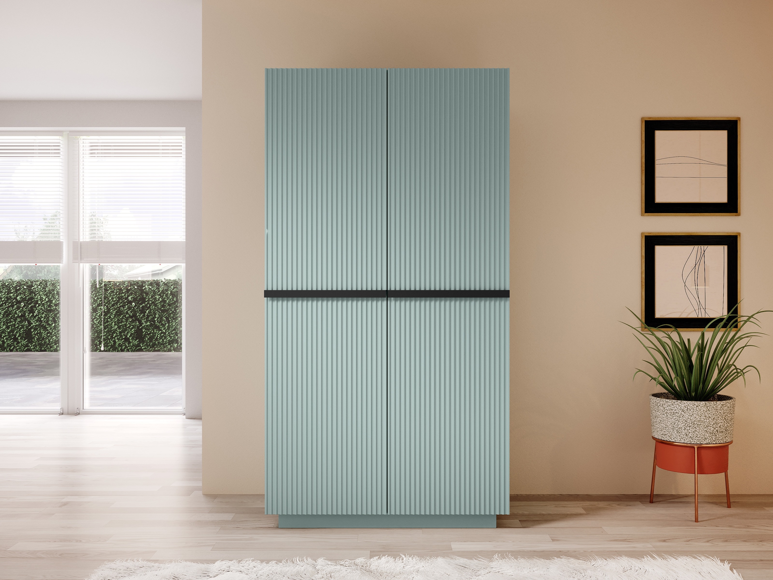 Skapis Melfelu 125 (Tirkīzs)