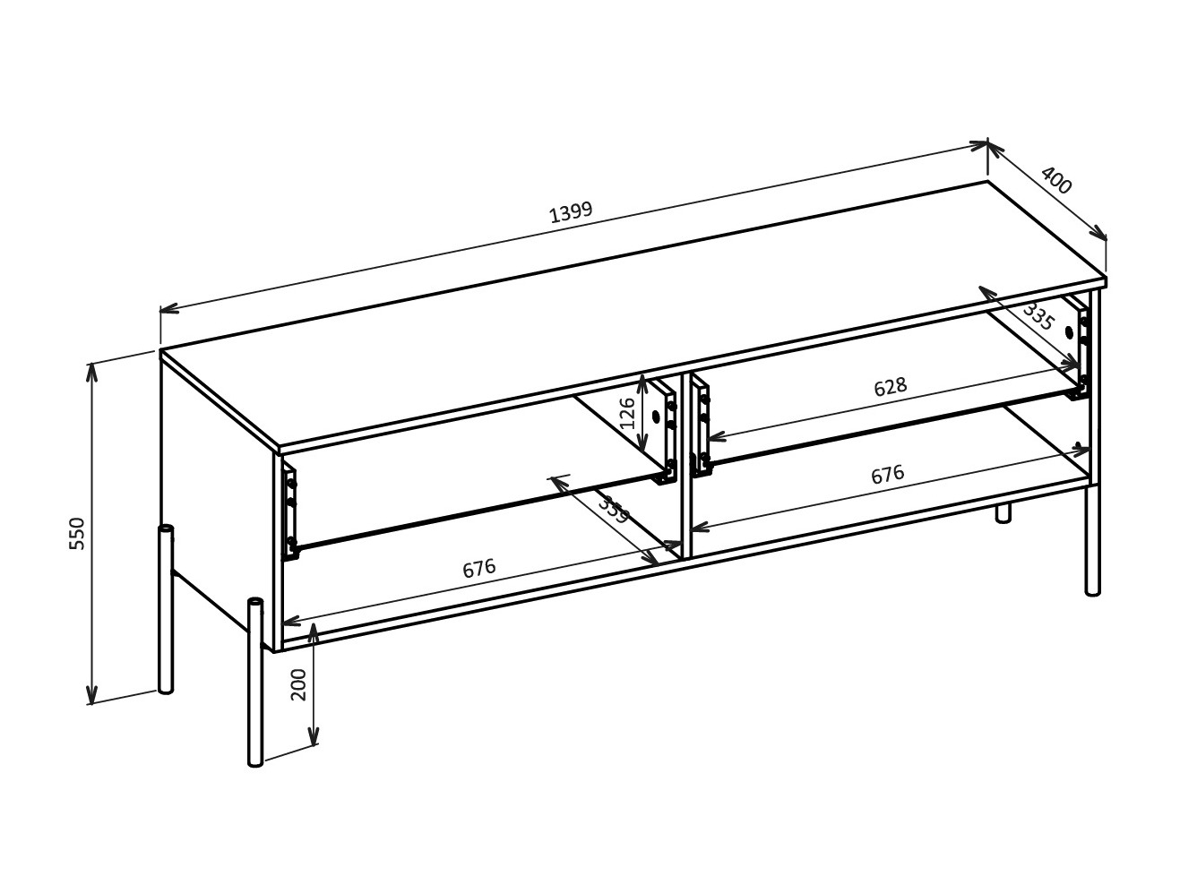 Viesistabas komplekts Levtenu 118 (Ozols)