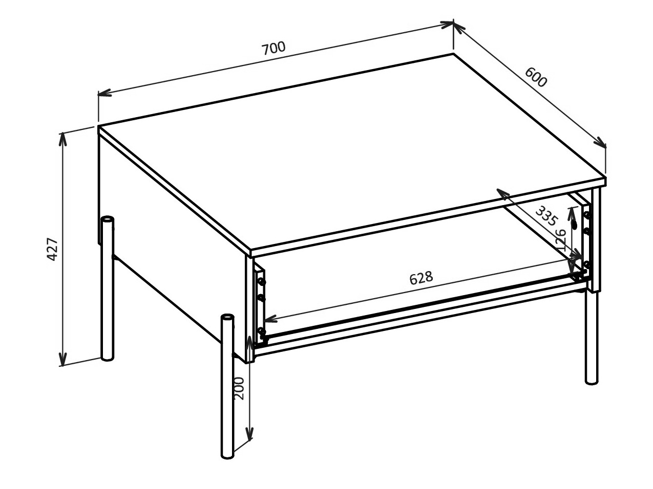 Viesistabas komplekts Levtenu 118 (Ozols)