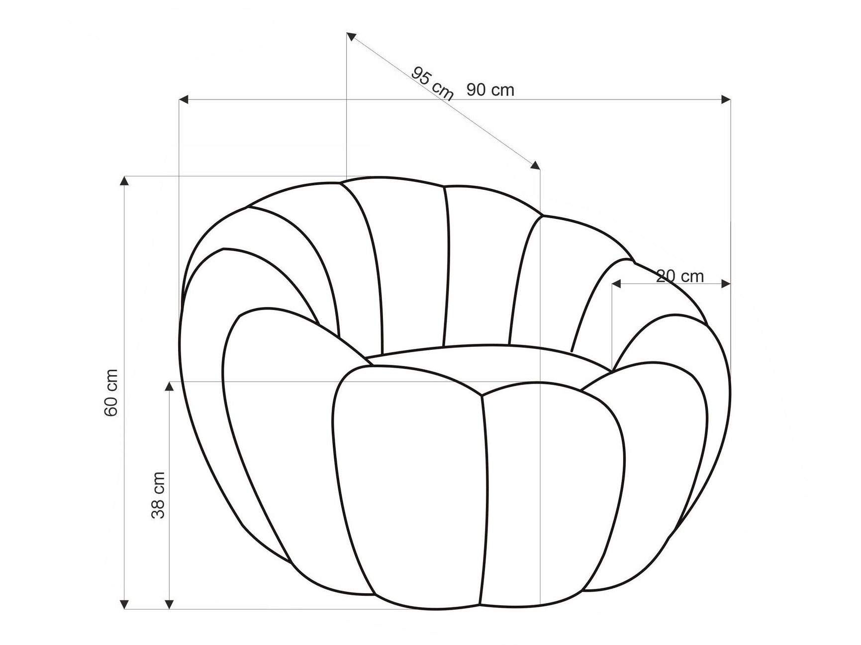 Кресло Houston 2018 (Бежевый)