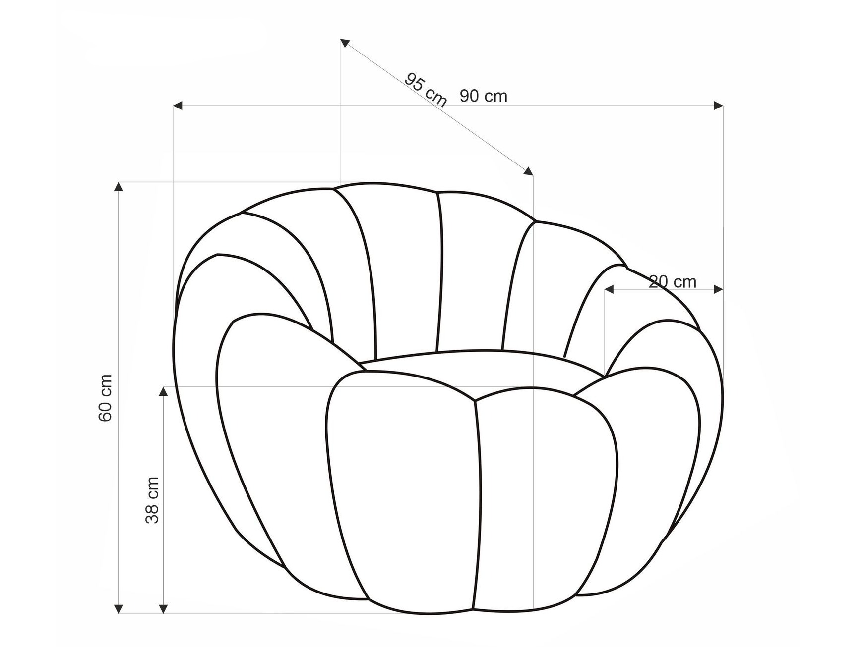 Krēsls Houston 2018 (Dzeltens)