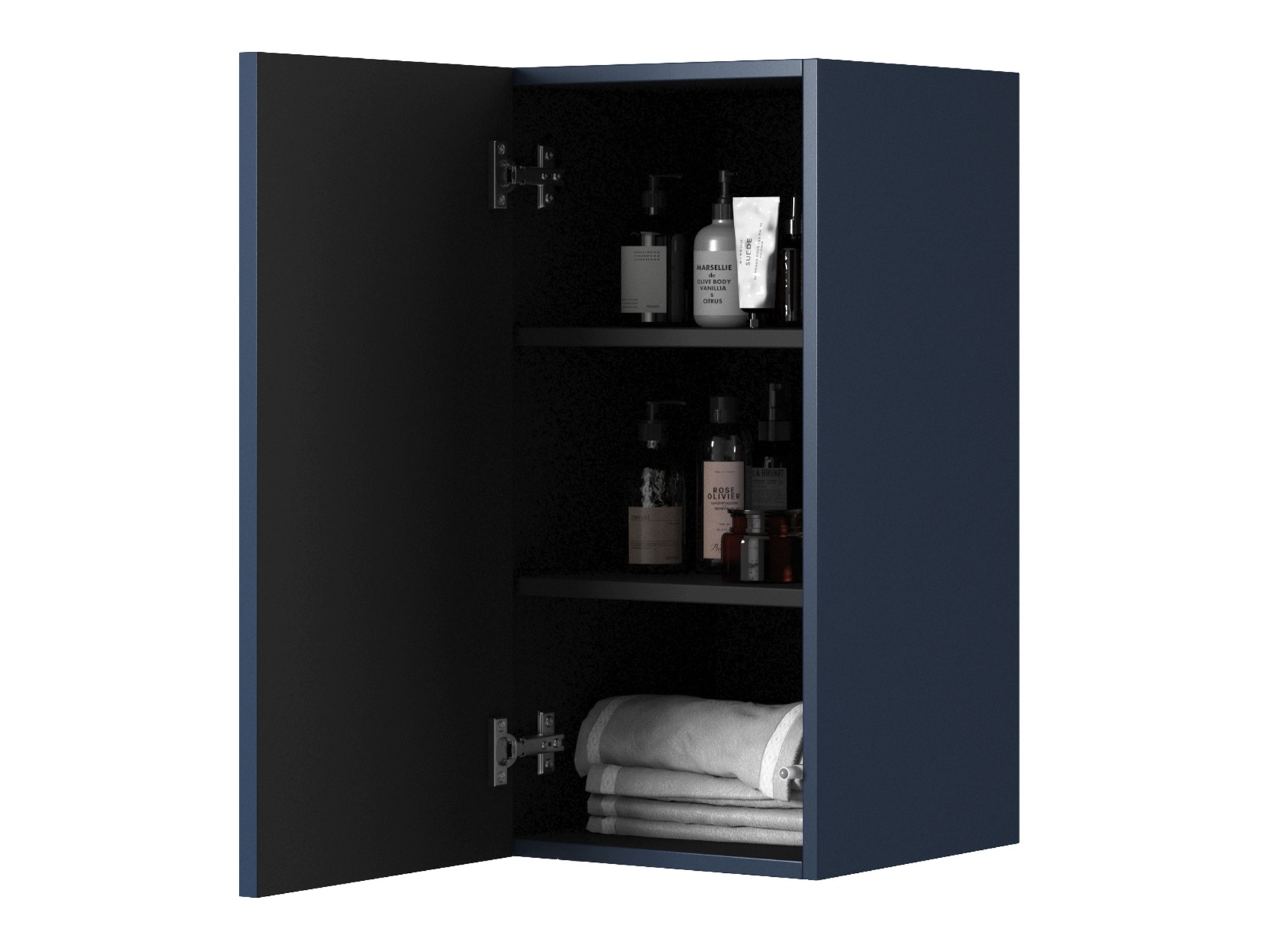 Piekarams vannas istabas skapītis Melfelu 128 (Zils)