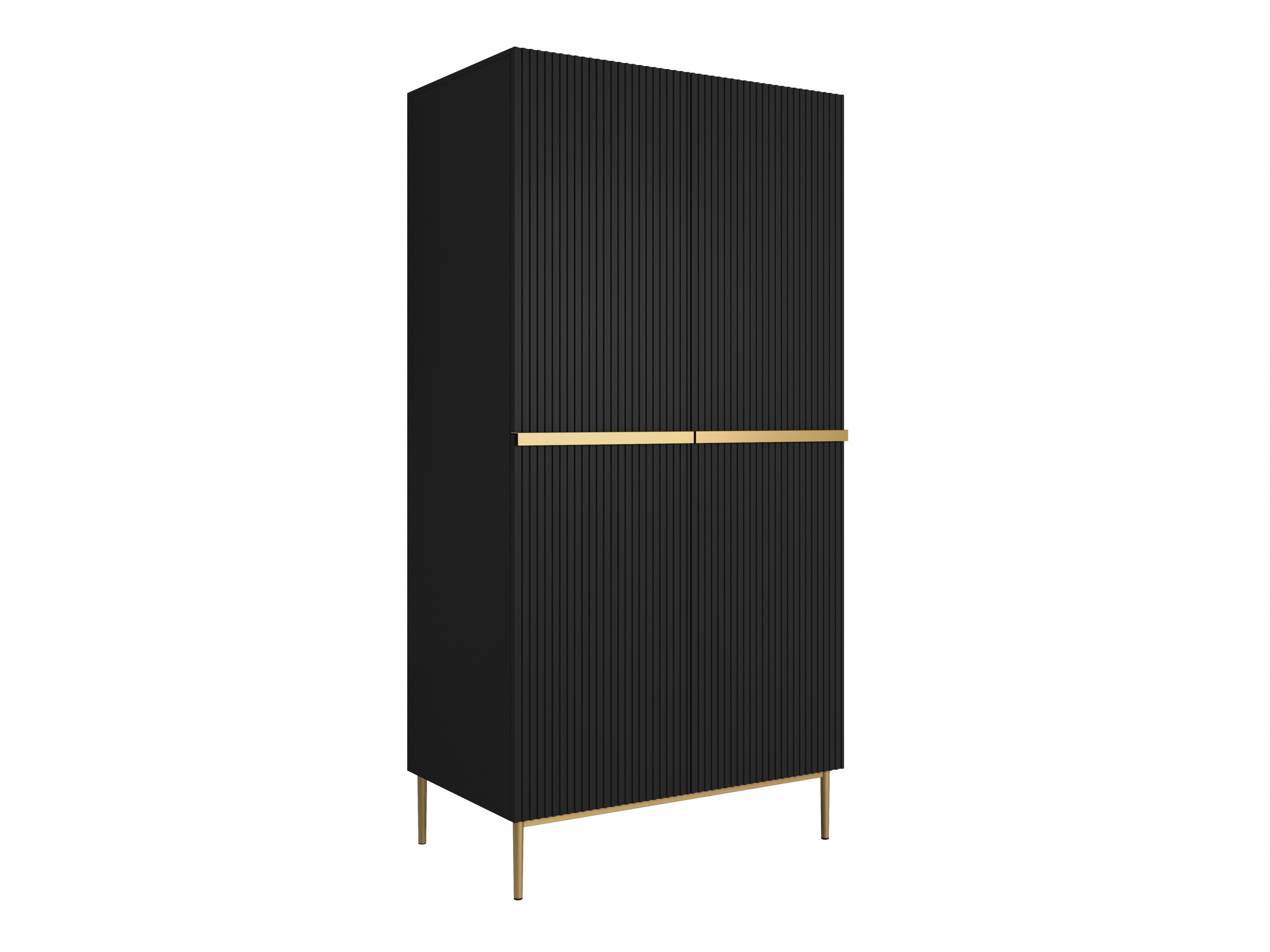 Skapis Melfelu 133 (Melns)