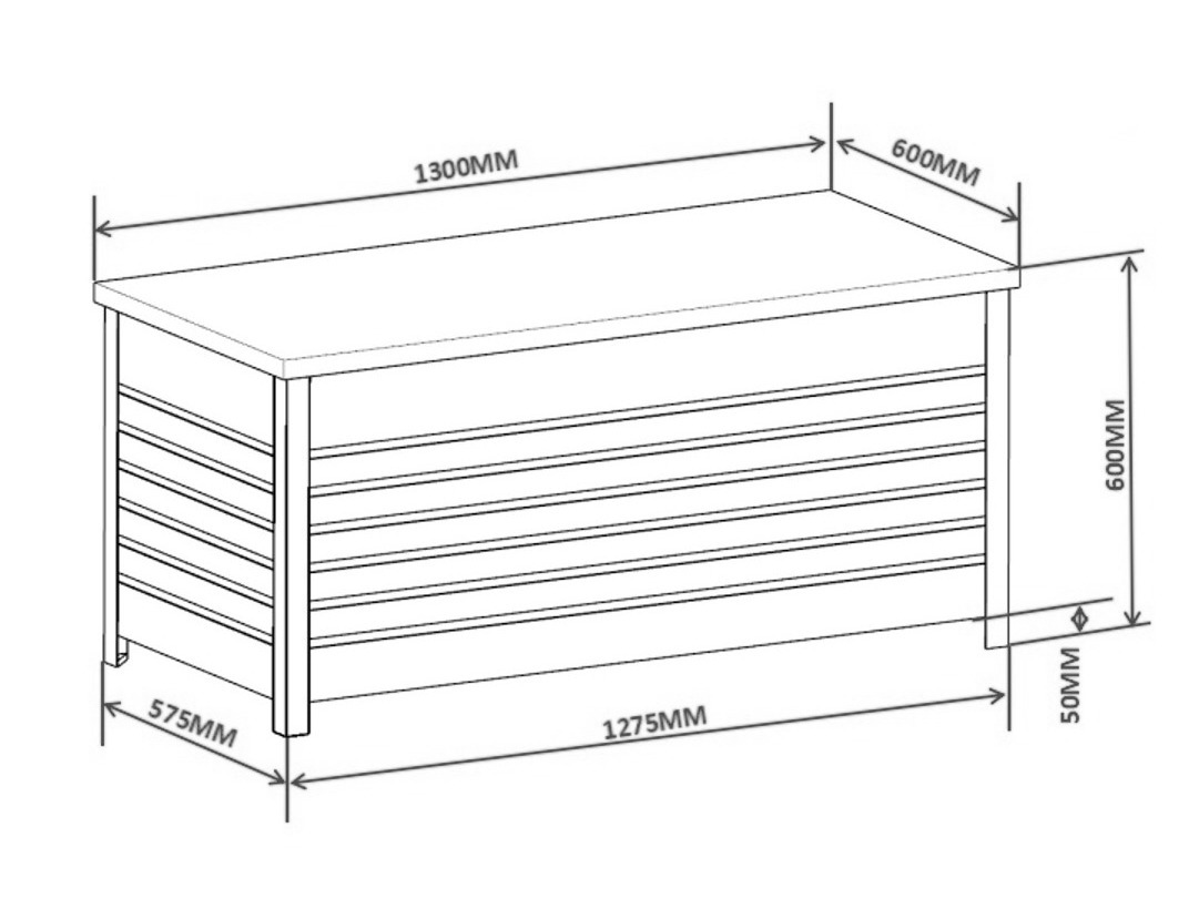 Dārza uzglabāšanas kaste Dallas 4899