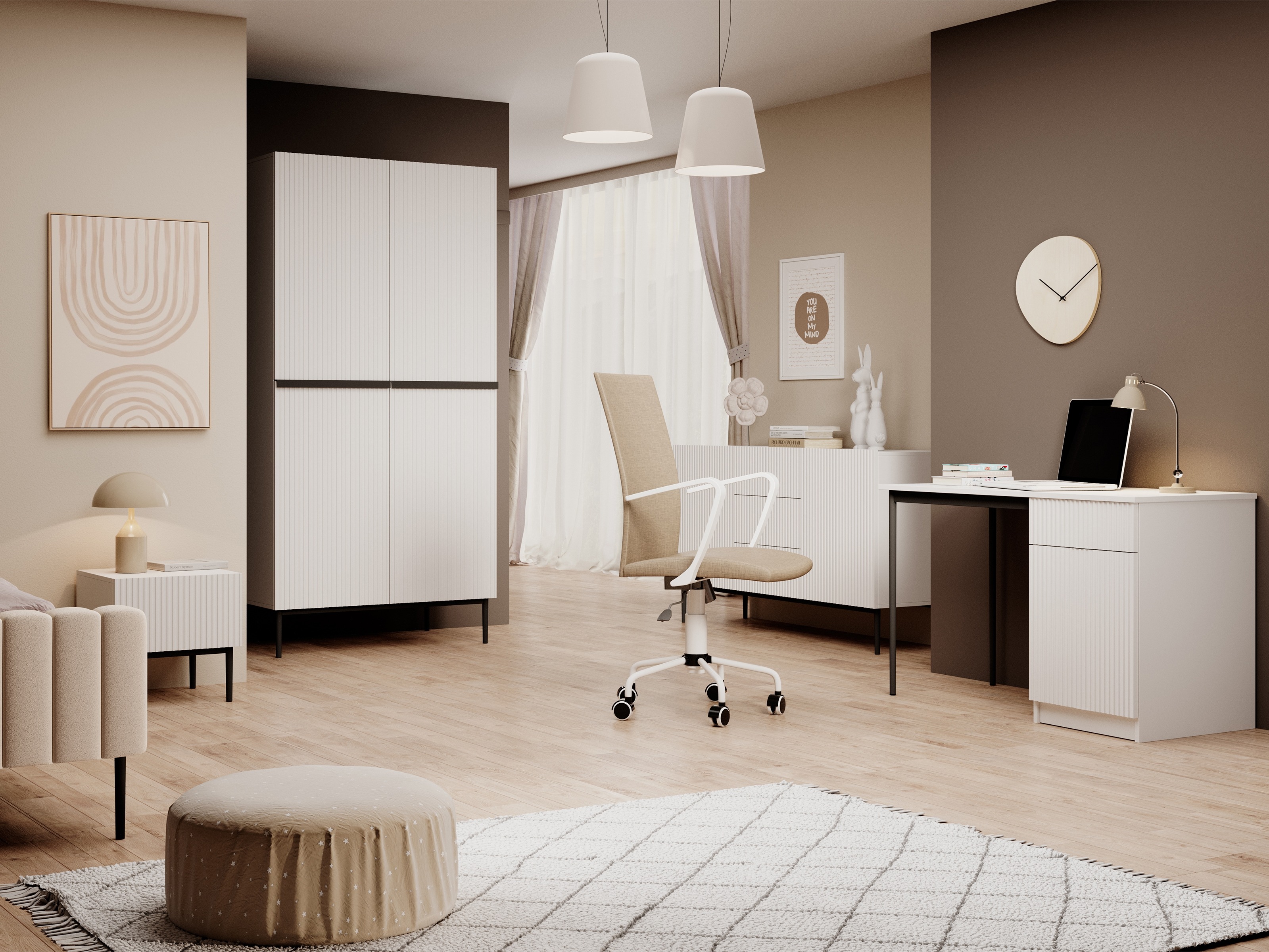 Skapis Melfelu 134 (Balts)