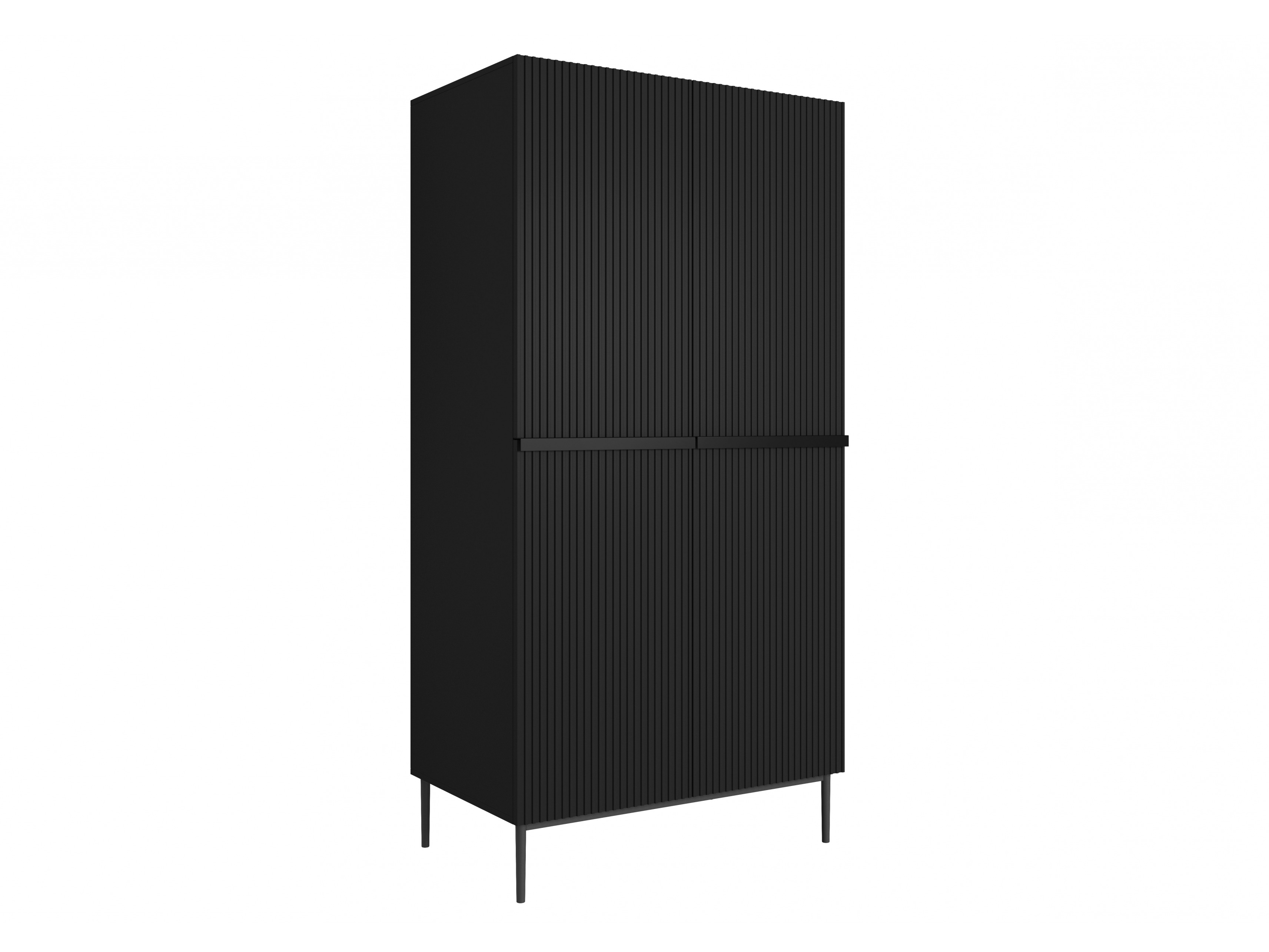 Skapis Melfelu 134 (Melns)