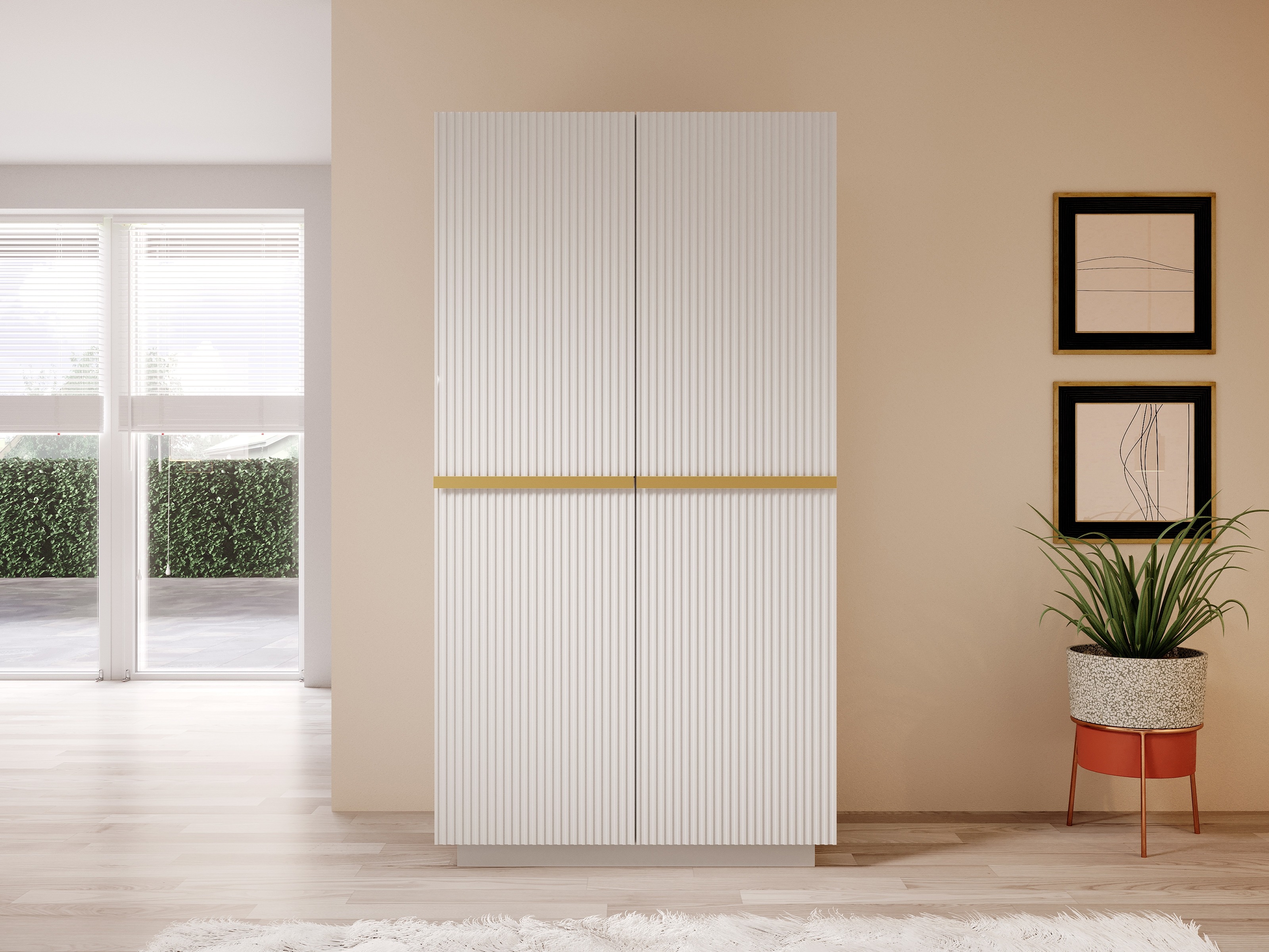 Skapis Melfelu 136 (Balts)