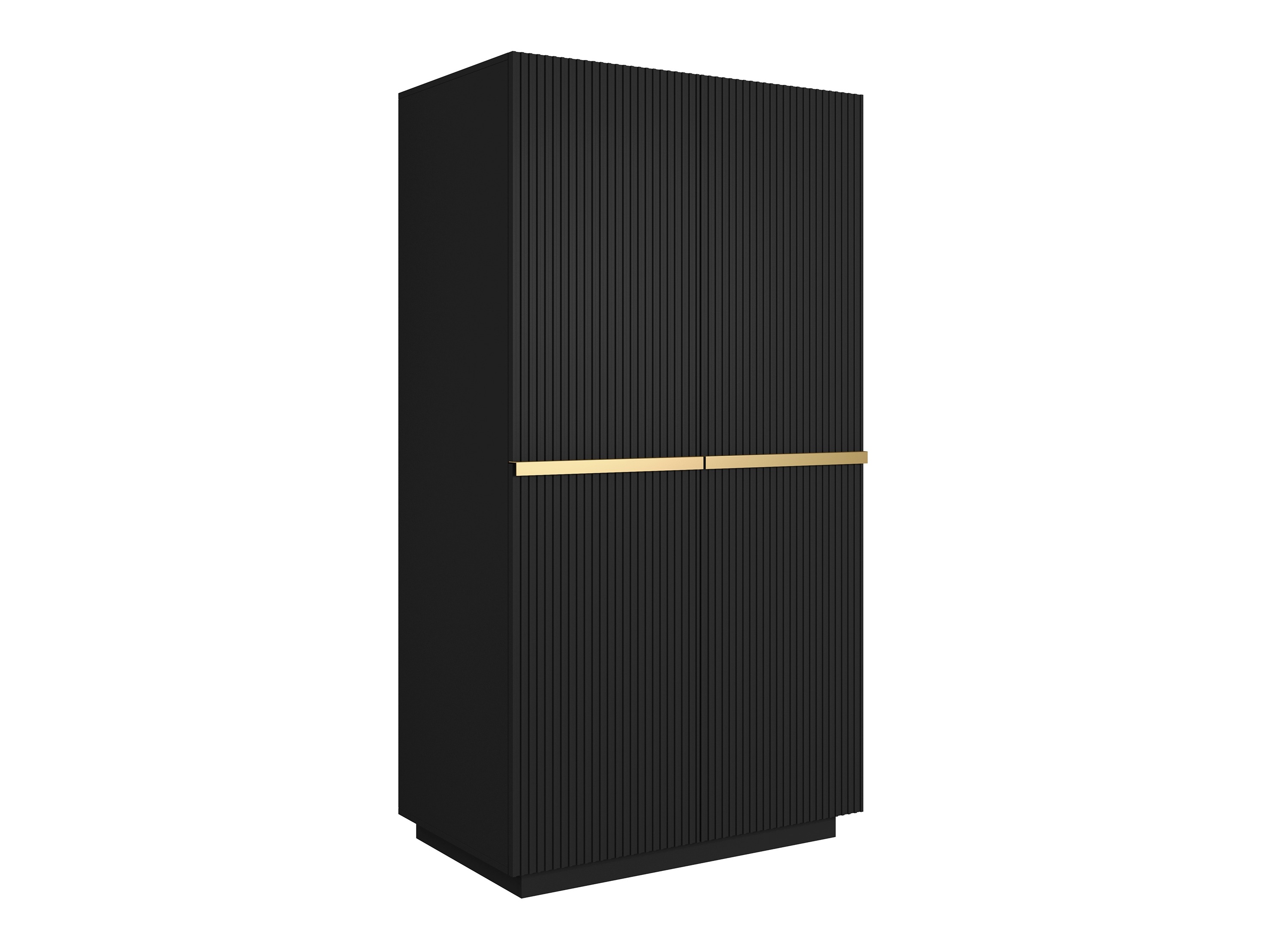 Skapis Melfelu 136 (Melns)