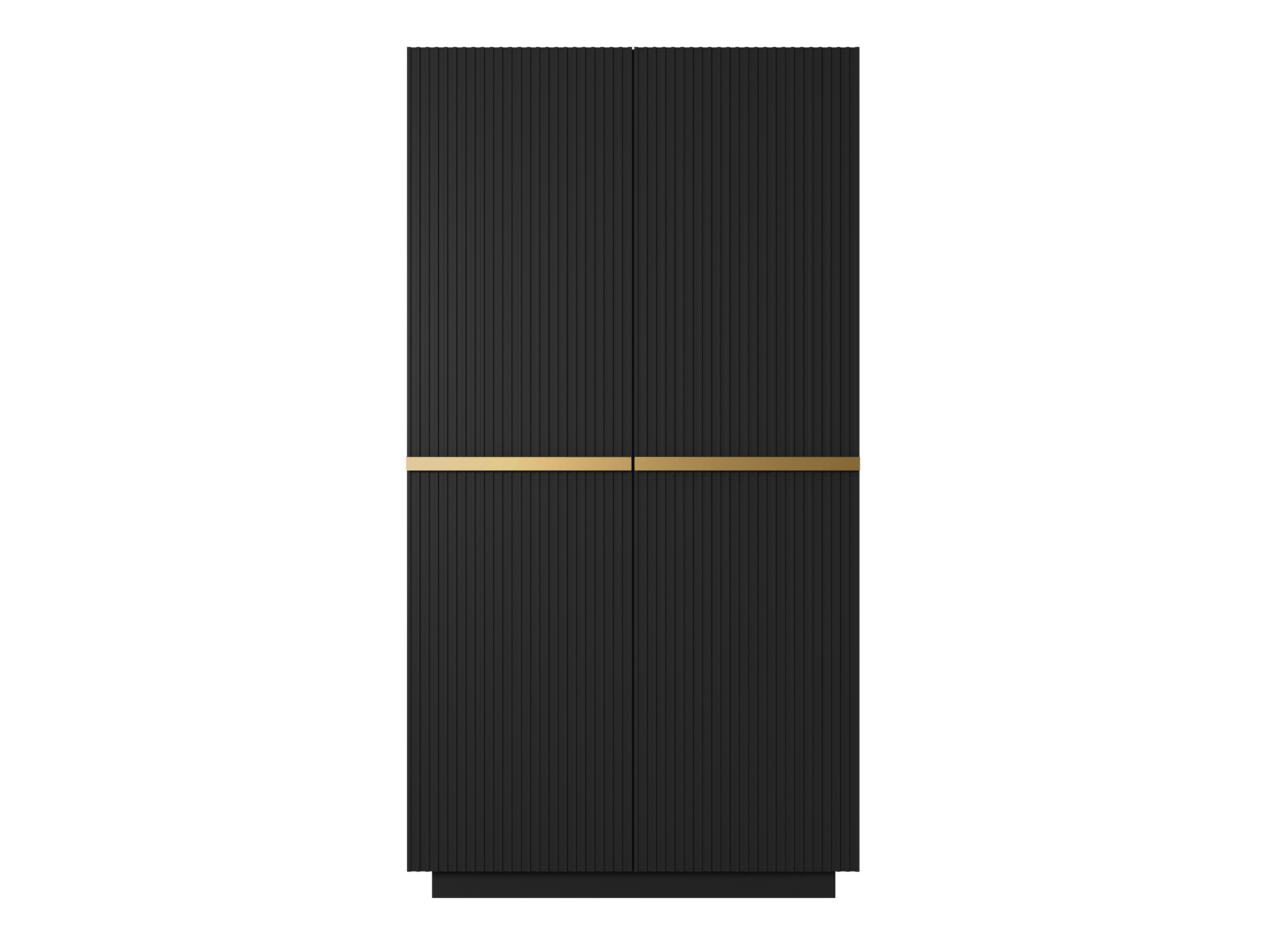 Skapis Melfelu 136 (Melns)