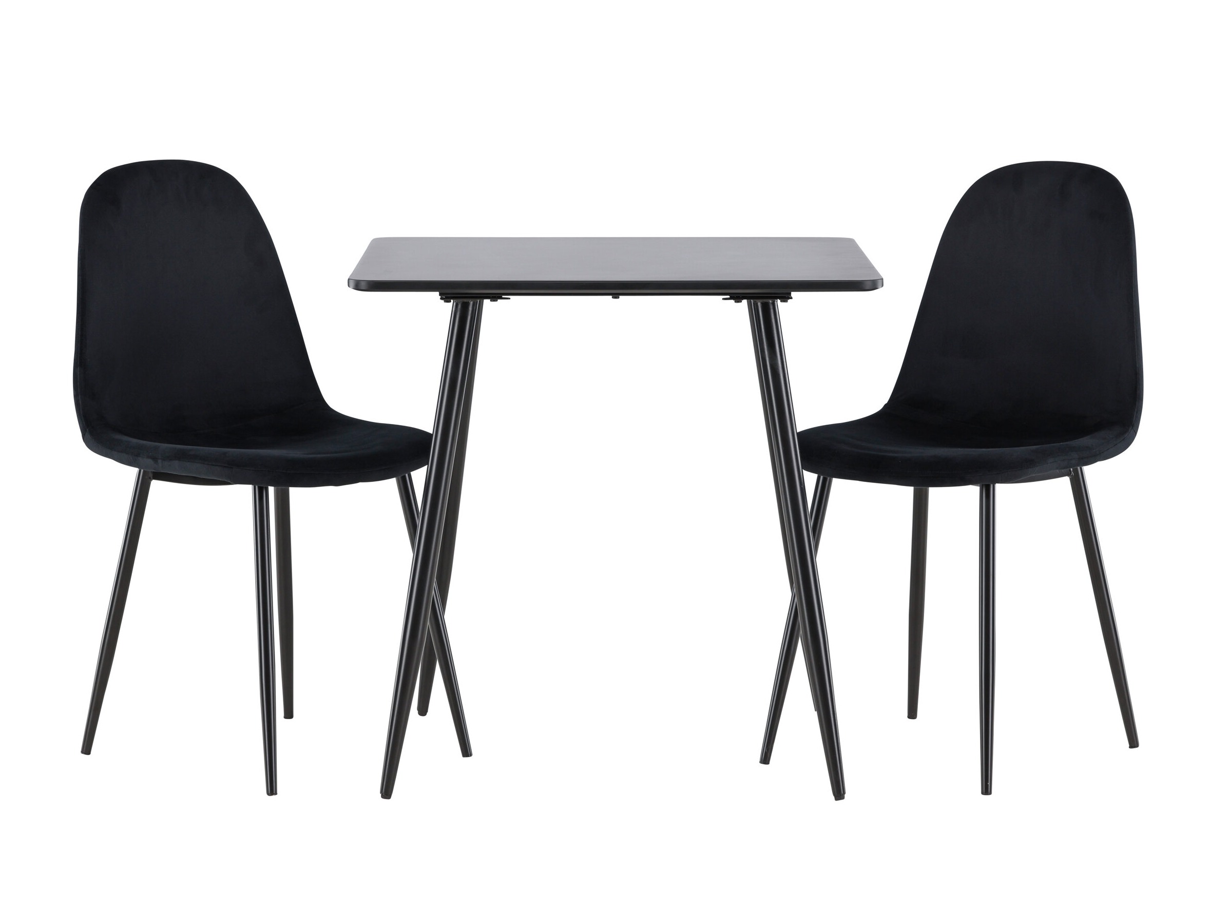 Ēdamistabas komplekts Dallas 4909 (Melns)