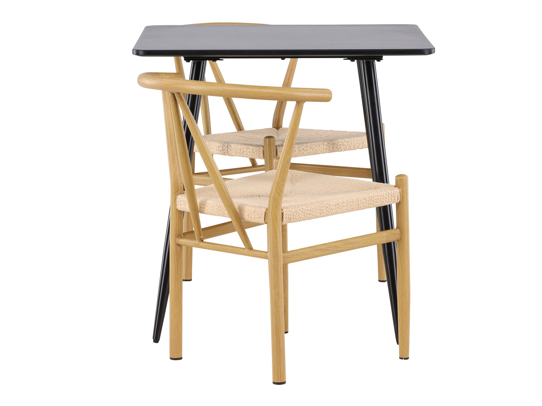 Ēdamistabas komplekts Dallas 4920 (Bēšs + Gaiši brūns)