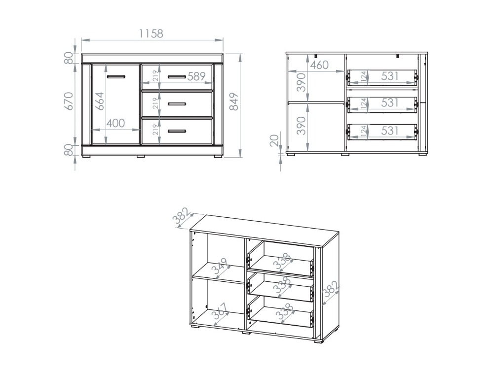Kомод Enolevi 103