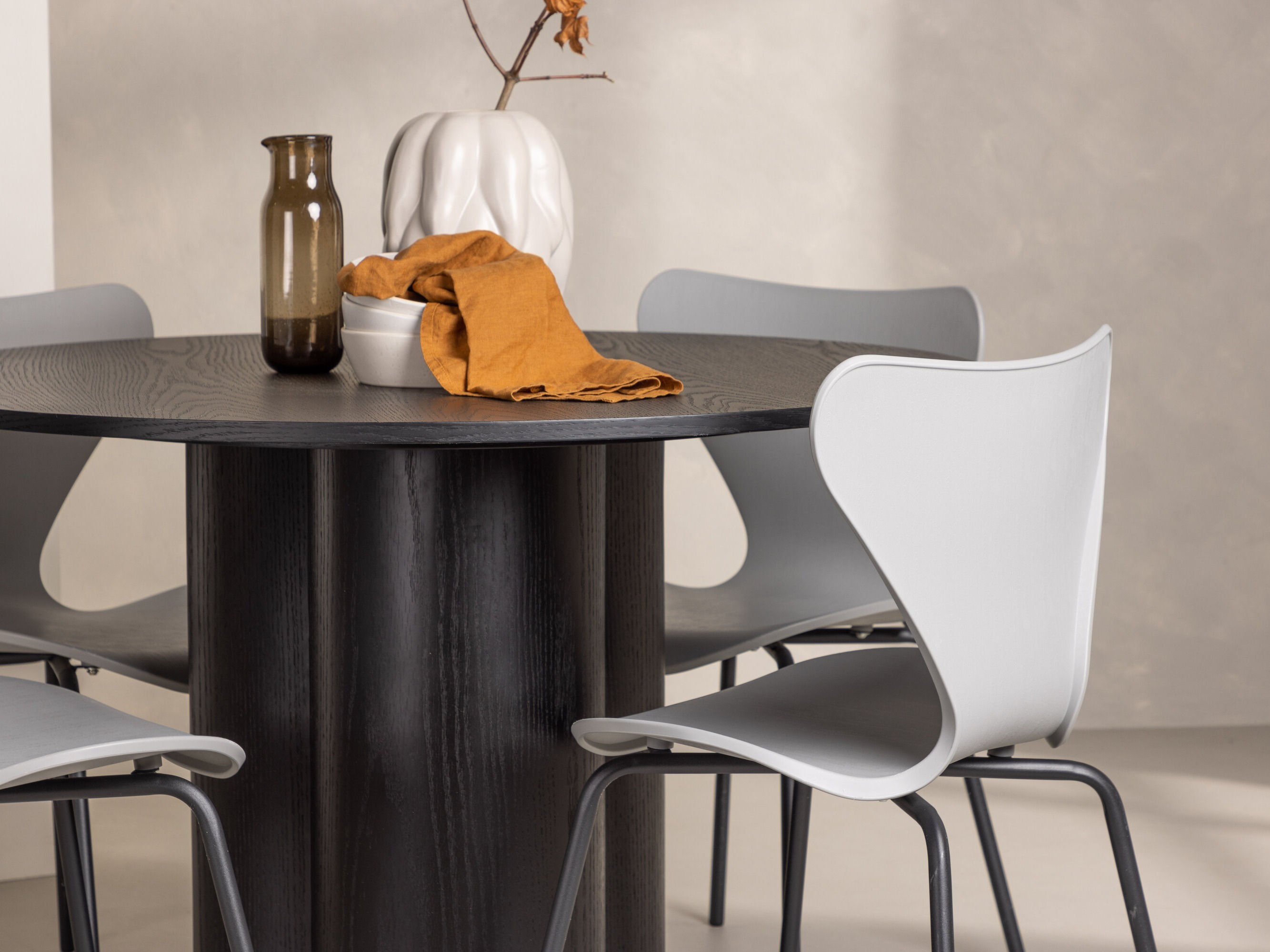 Обеденный гарнитур Dallas 4912 (Чёрный)