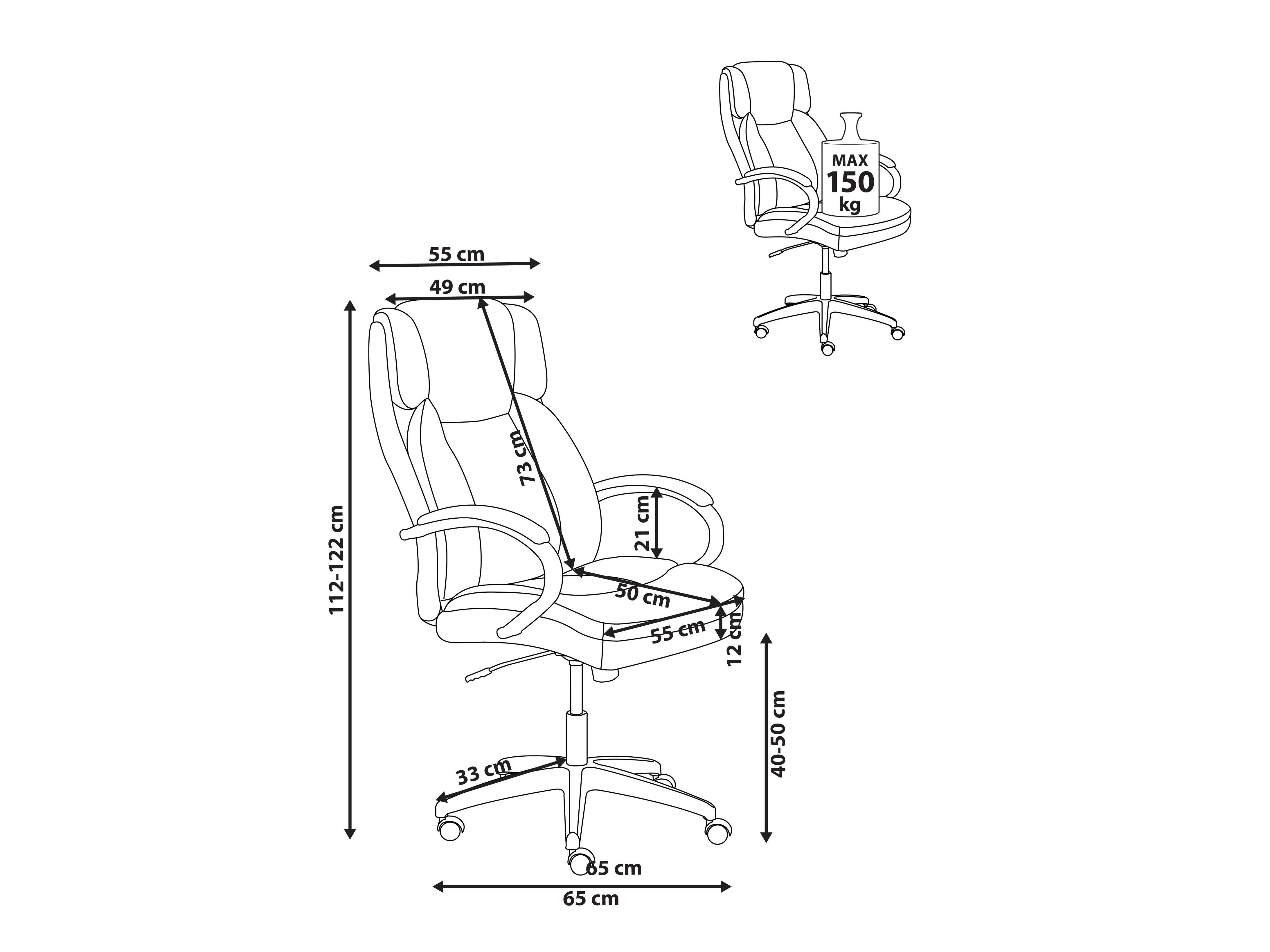 Biroja krēsls Berwyn 2757
