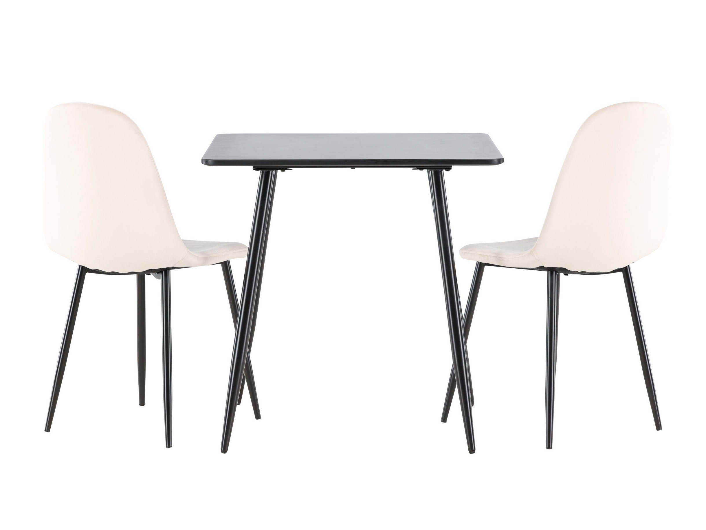 Ēdamistabas komplekts Dallas 4909 (Bēšs + Melns)