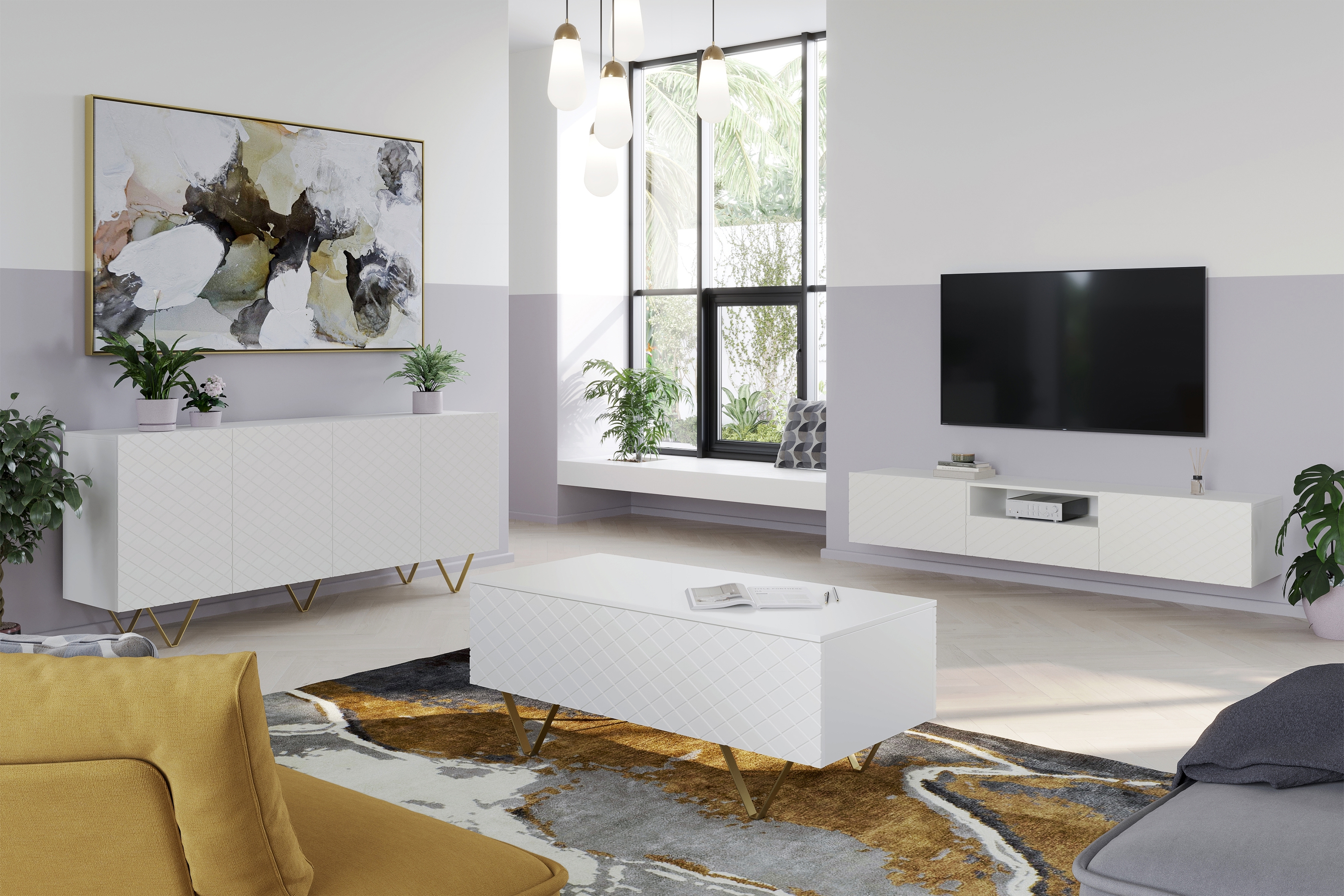 Журнальный столик Sorbala 100 (Белый)