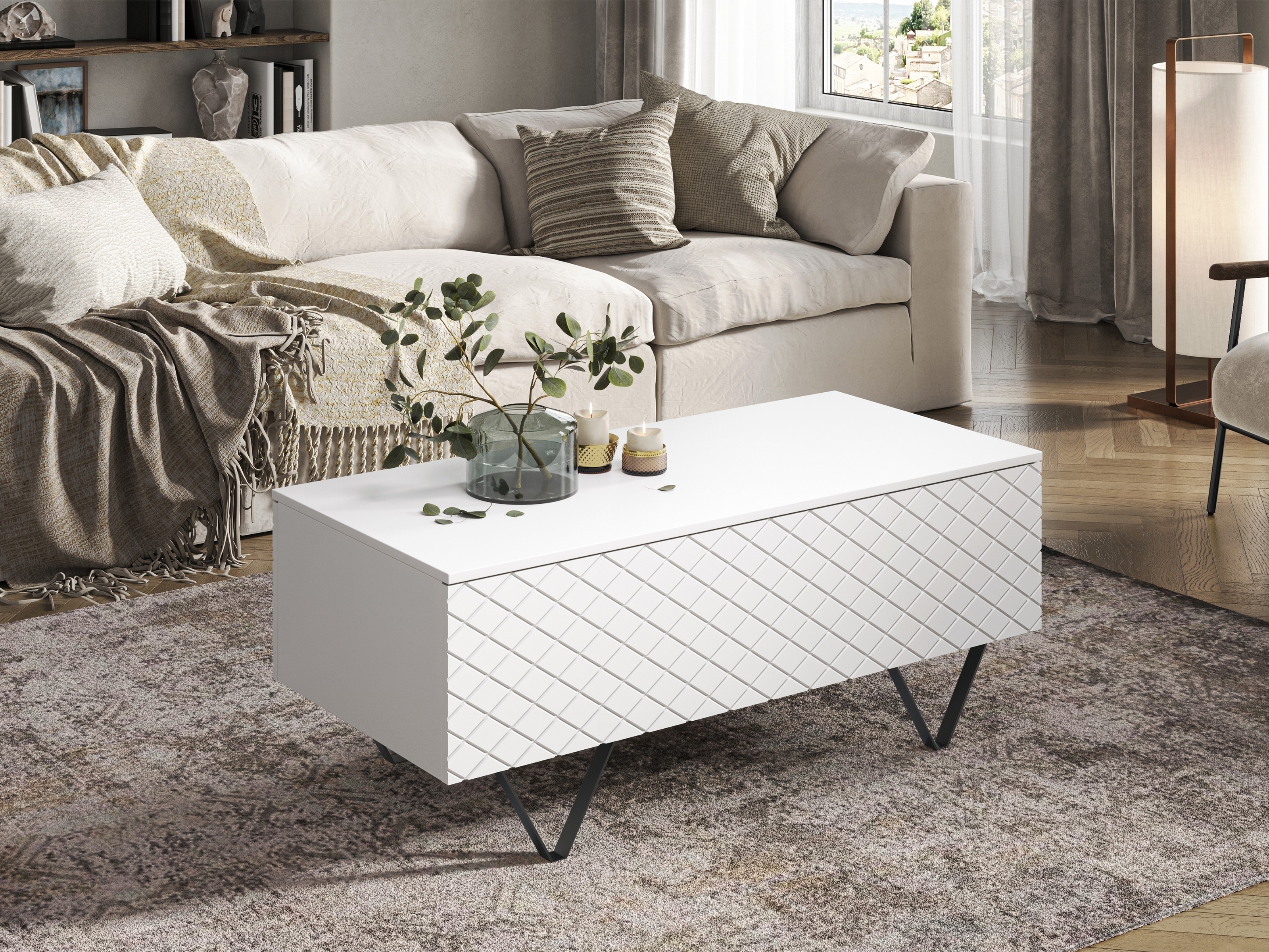 Журнальный столик Sorbala 100 (Белый)