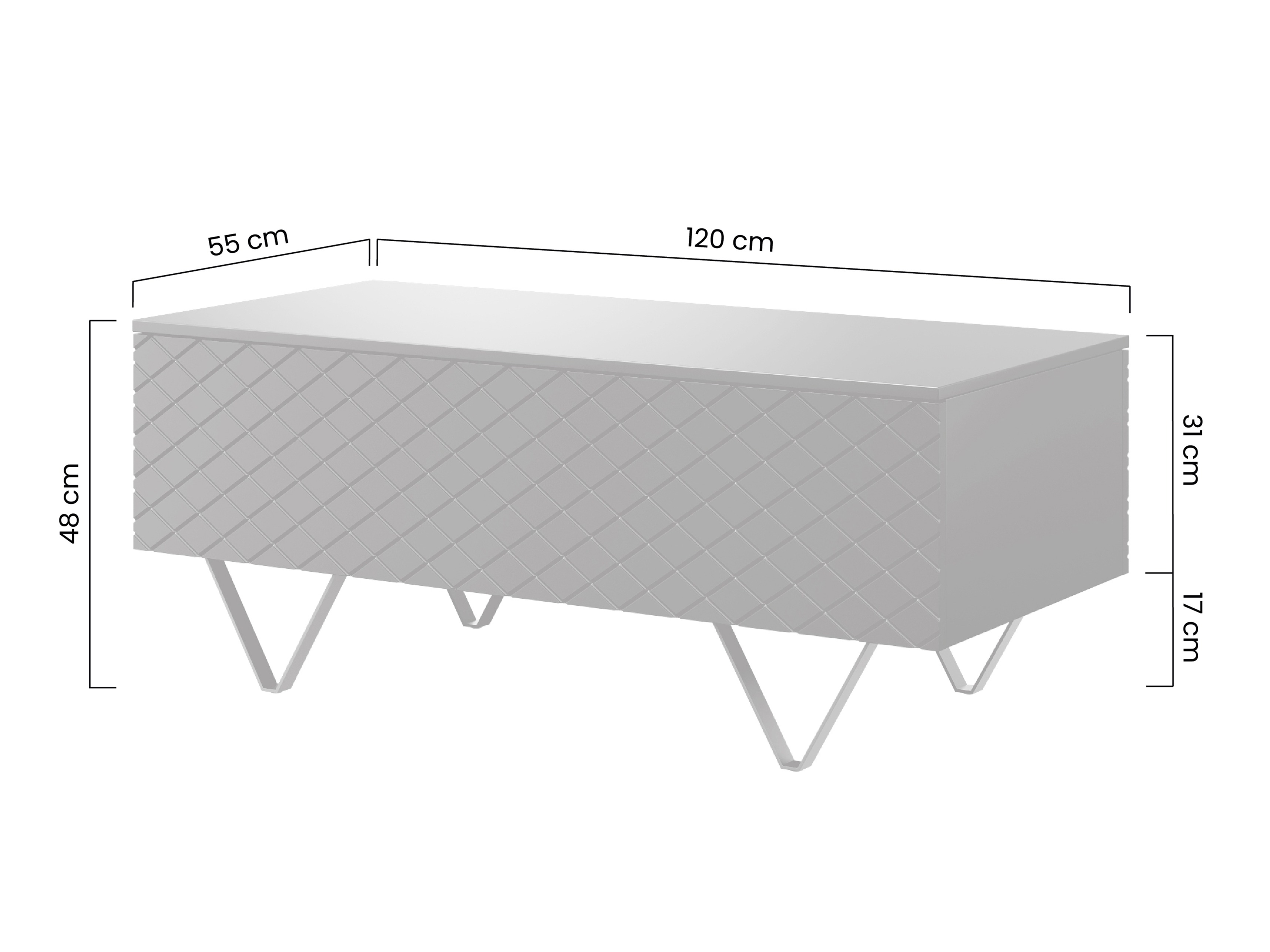 Журнальный столик Sorbala 100 (Белый)