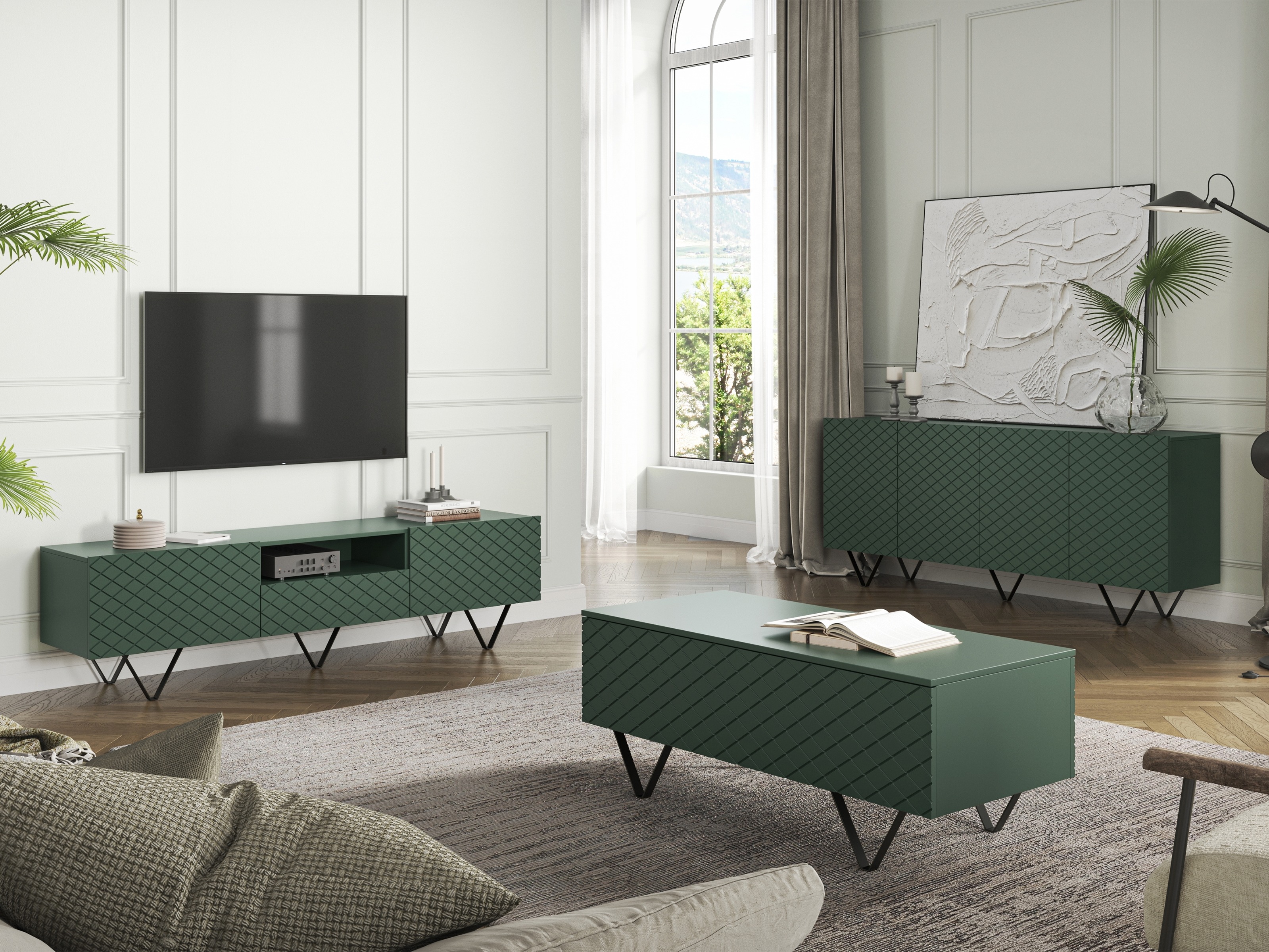 Журнальный столик Sorbala 100 (Зелёный)