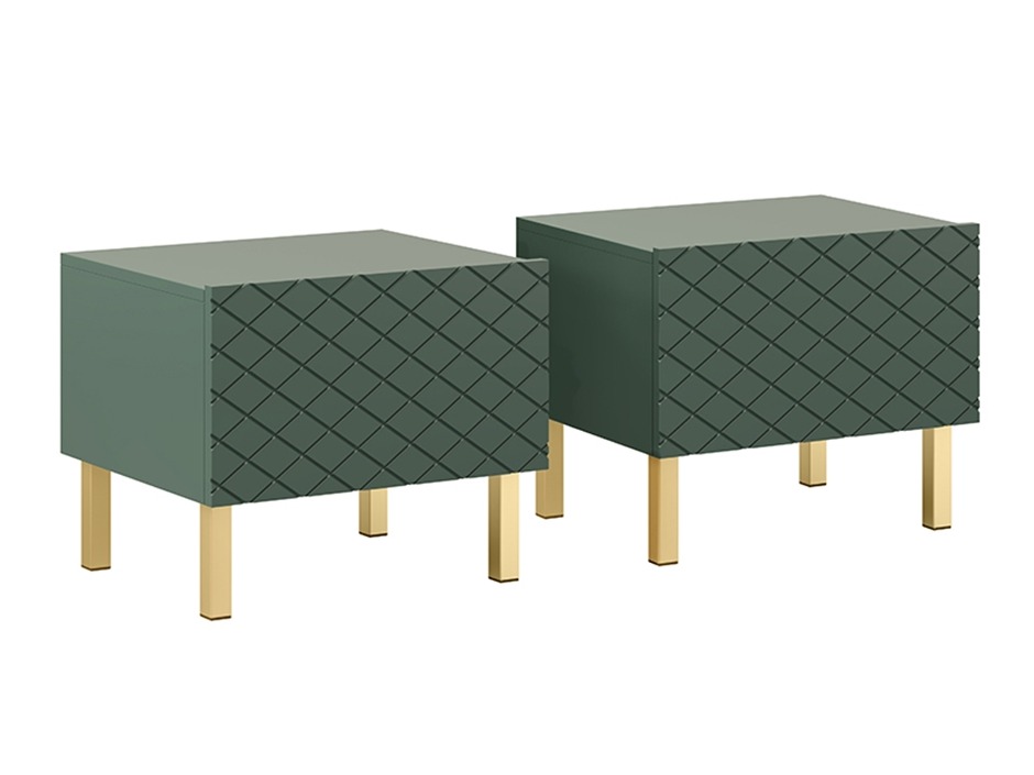 Комплект прикроватных тумбочек Felnuo 101 (Зелёный)