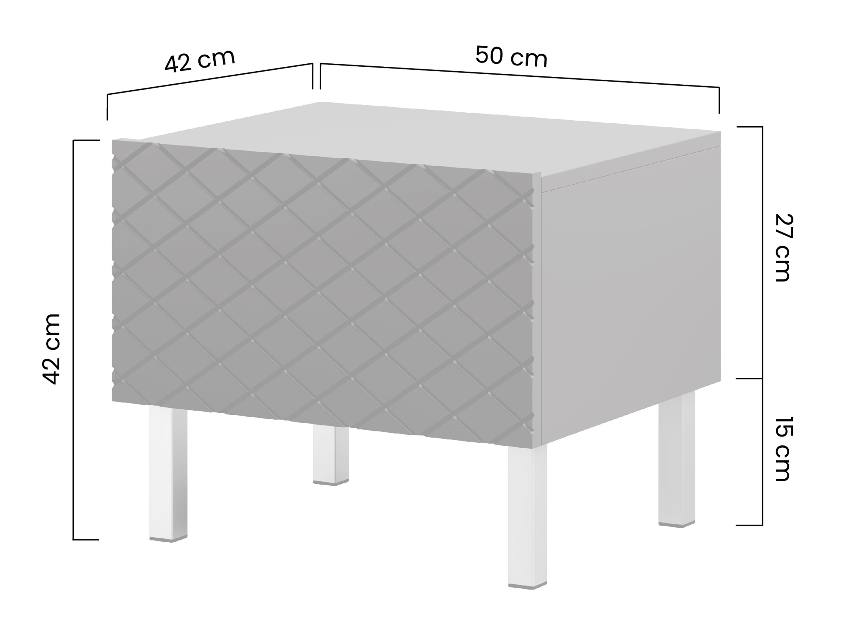 Naktsgaldiņu komplekts Felnuo 101 (Zaļš)