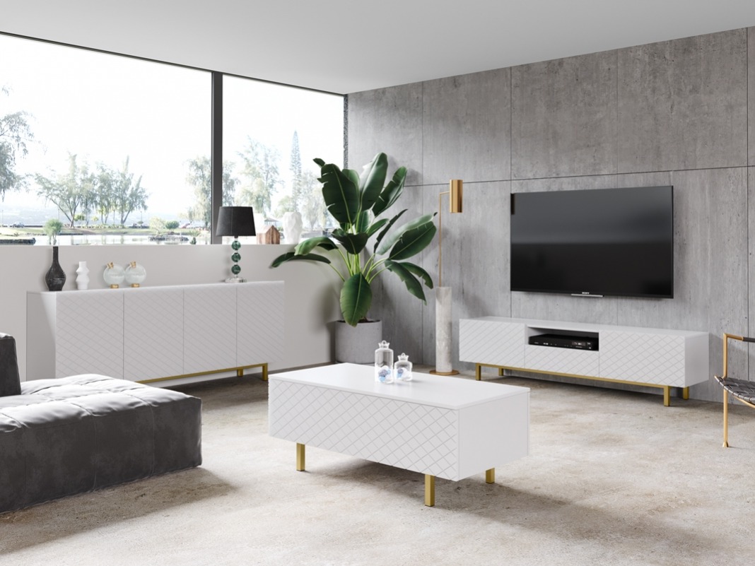 Žurnālu galdiņš Felnuo 100 (Balts)