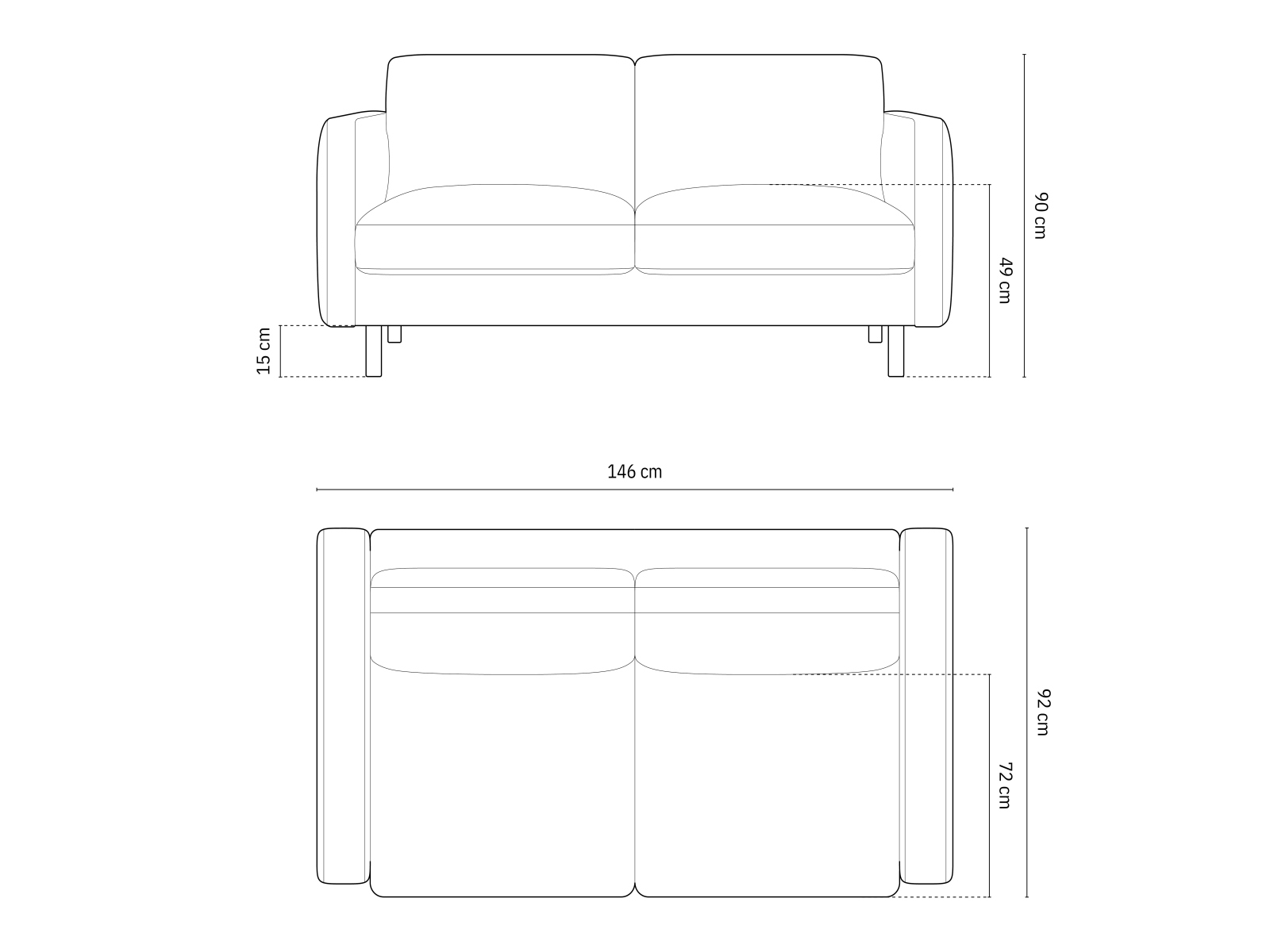 Диван Delavie 100 (Puente 68)