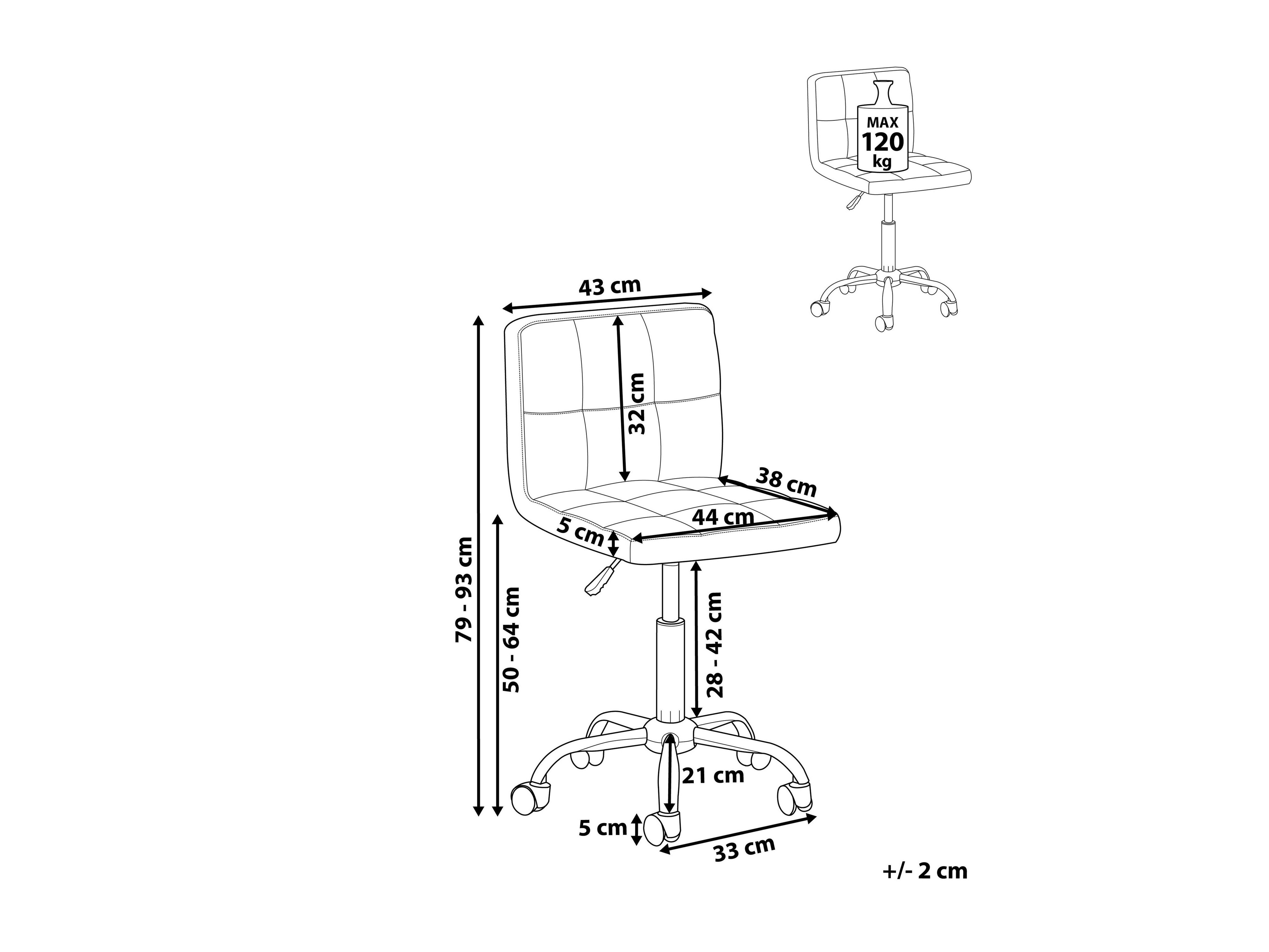 Офисный стул Berwyn 879 (Бежевый)
