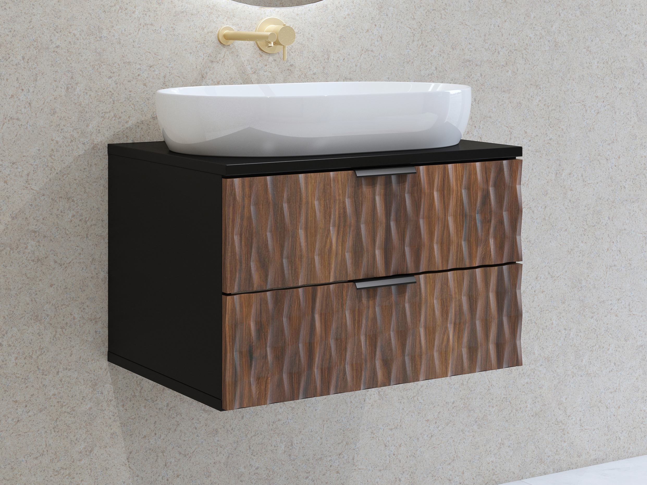 Piekarams vannas istabas skapītis izlietnei Elitese 102