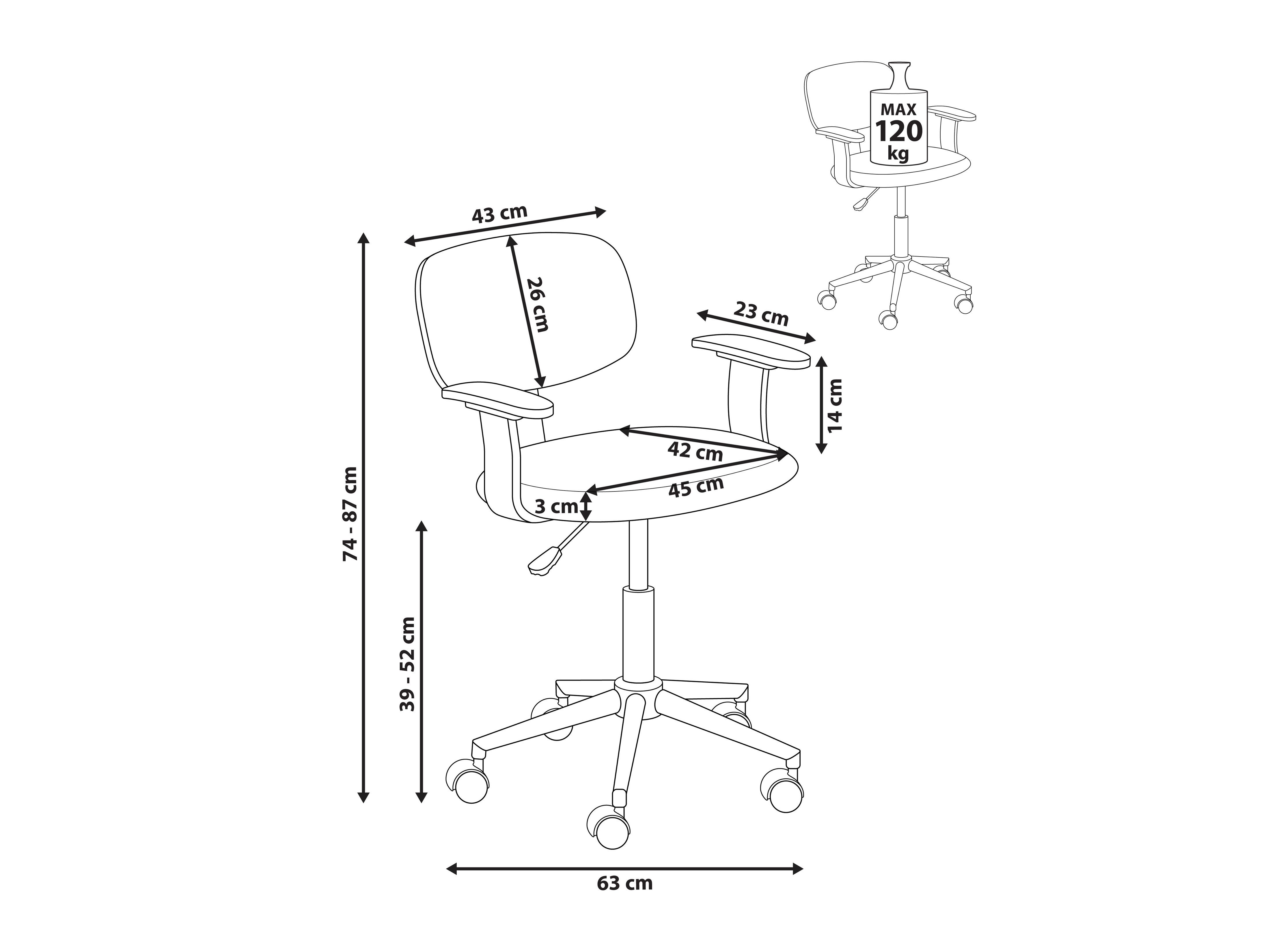 Офисный стул Berwyn 2768 (Светло-серый)