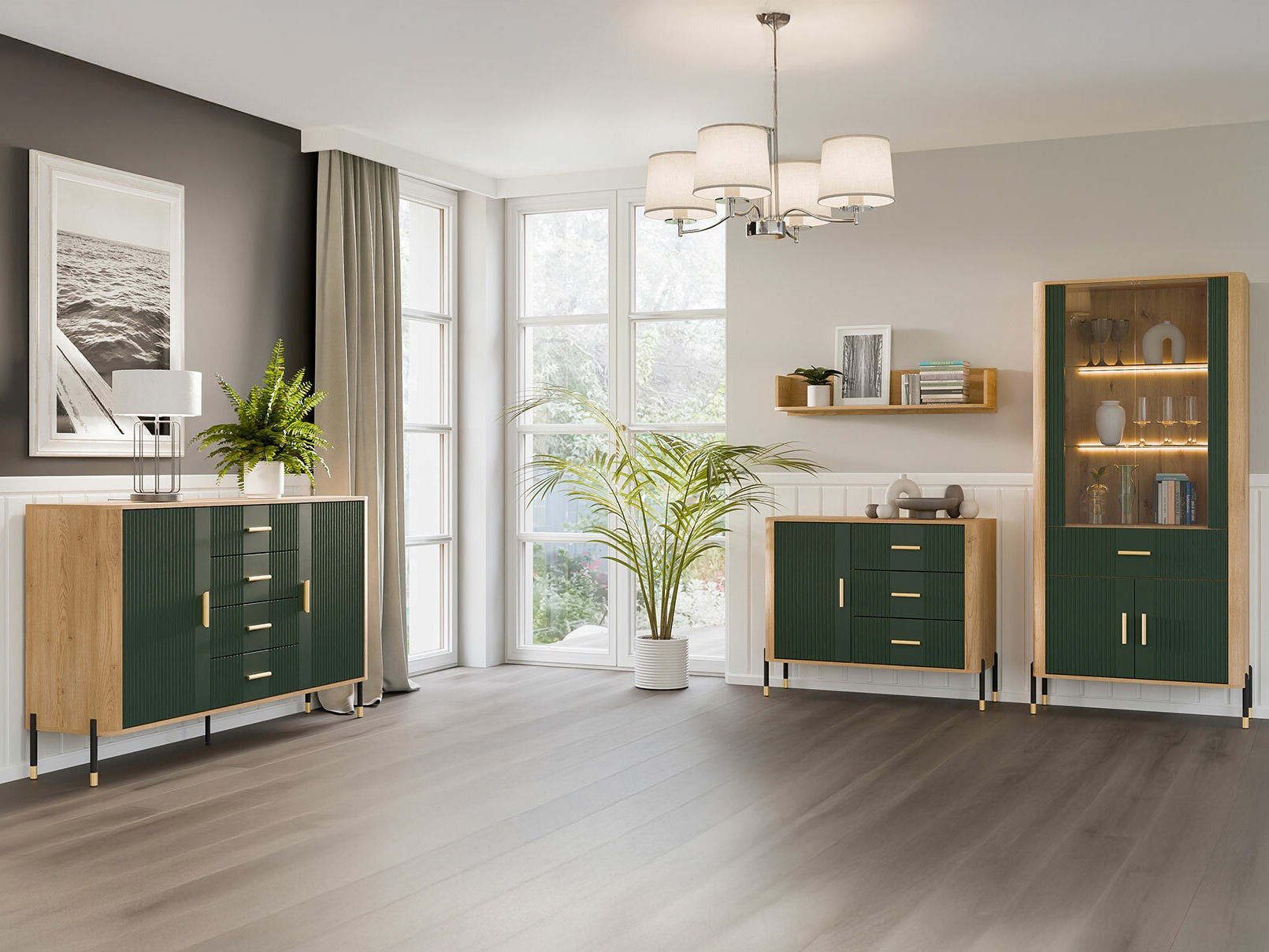 Стеллаж Flosora 129 (Зелёный)