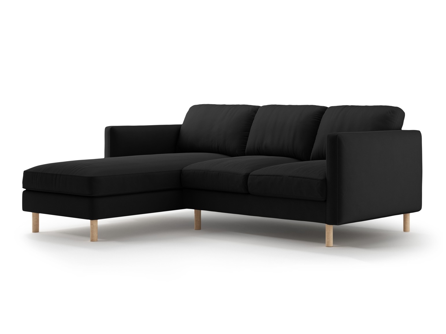 Stūra dīvāns Delavie 103 (Paris Black)